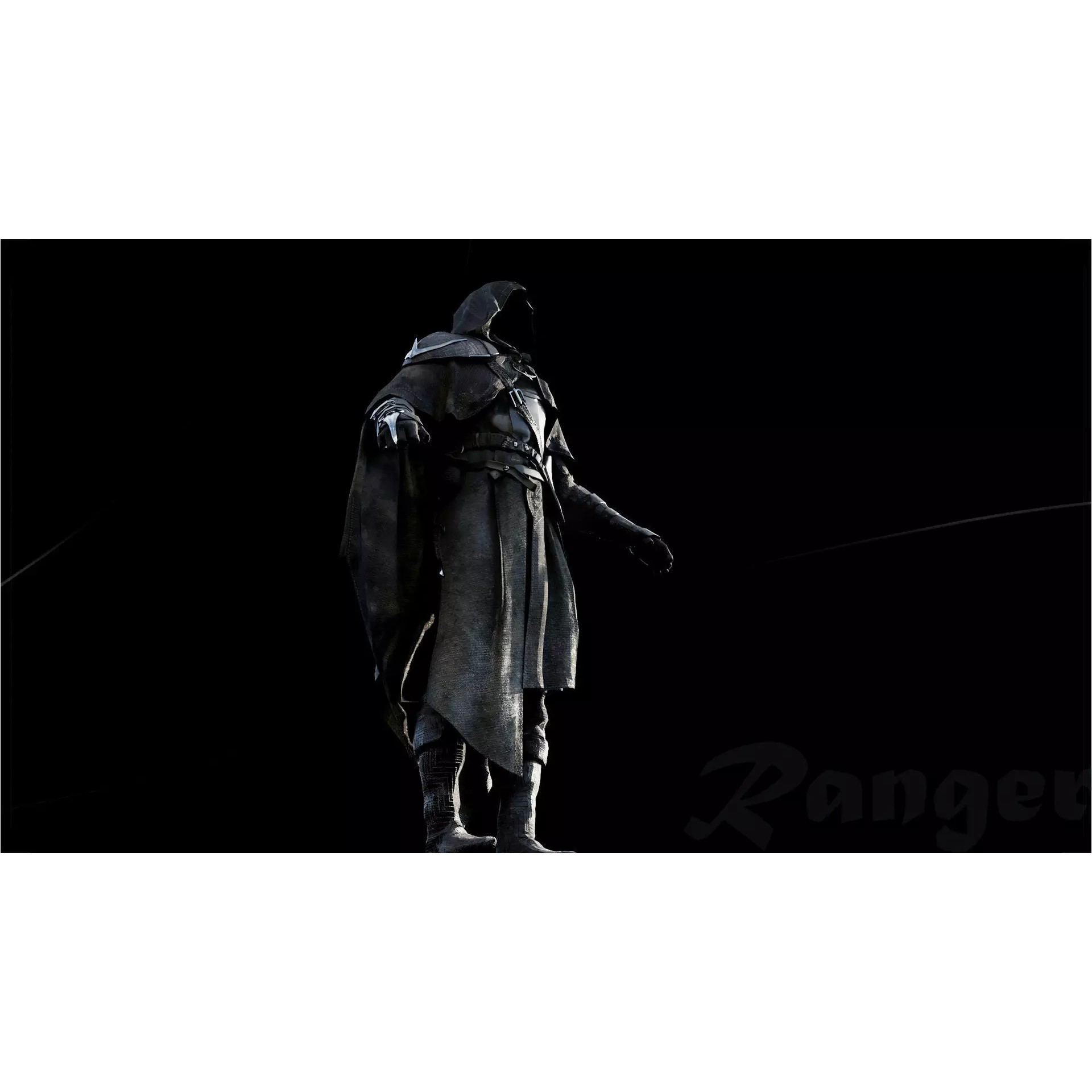 Ranger Armor - Low-Poly Game-Ready 3D Model - View 18