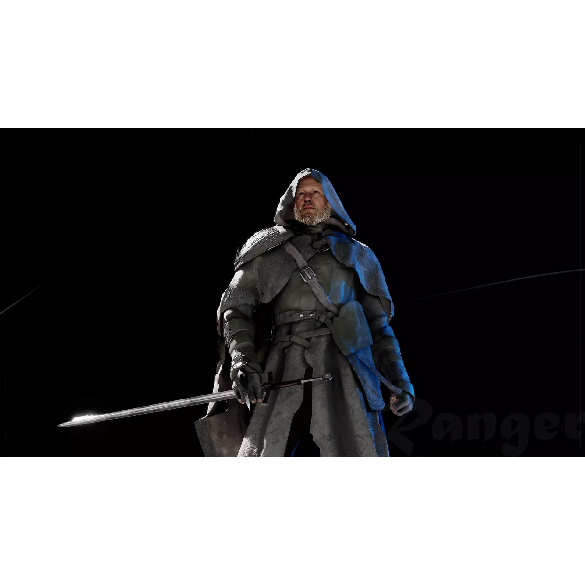 Ranger Armor - Low-Poly Game-Ready 3D Model - View 5