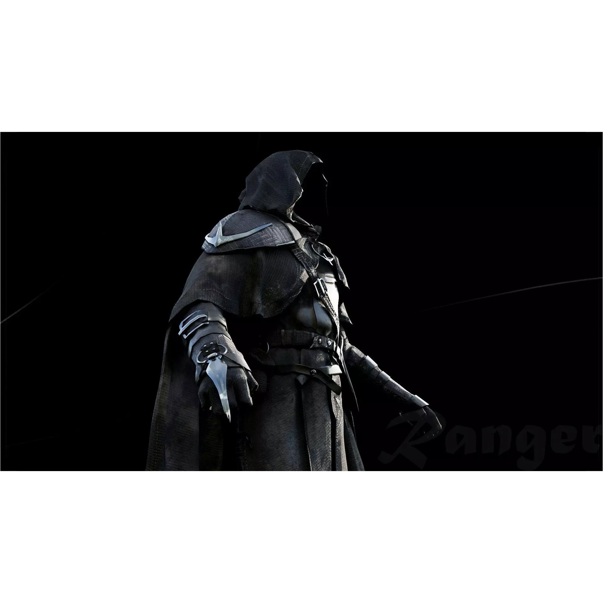 Ranger Armor - Low-Poly Game-Ready 3D Model - View 7