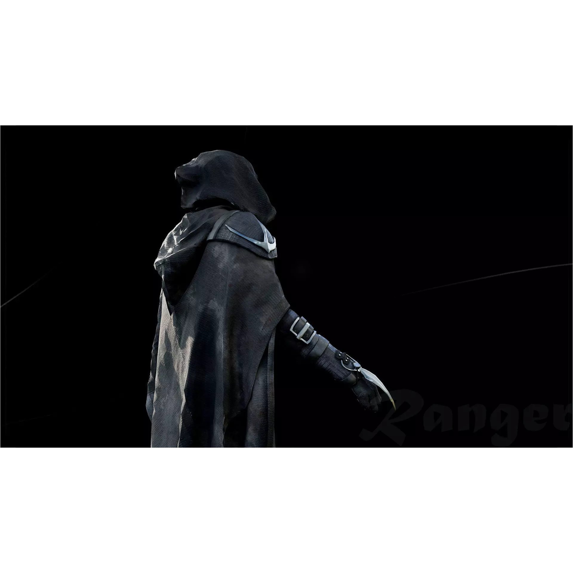 Ranger Armor - Low-Poly Game-Ready 3D Model - View 8
