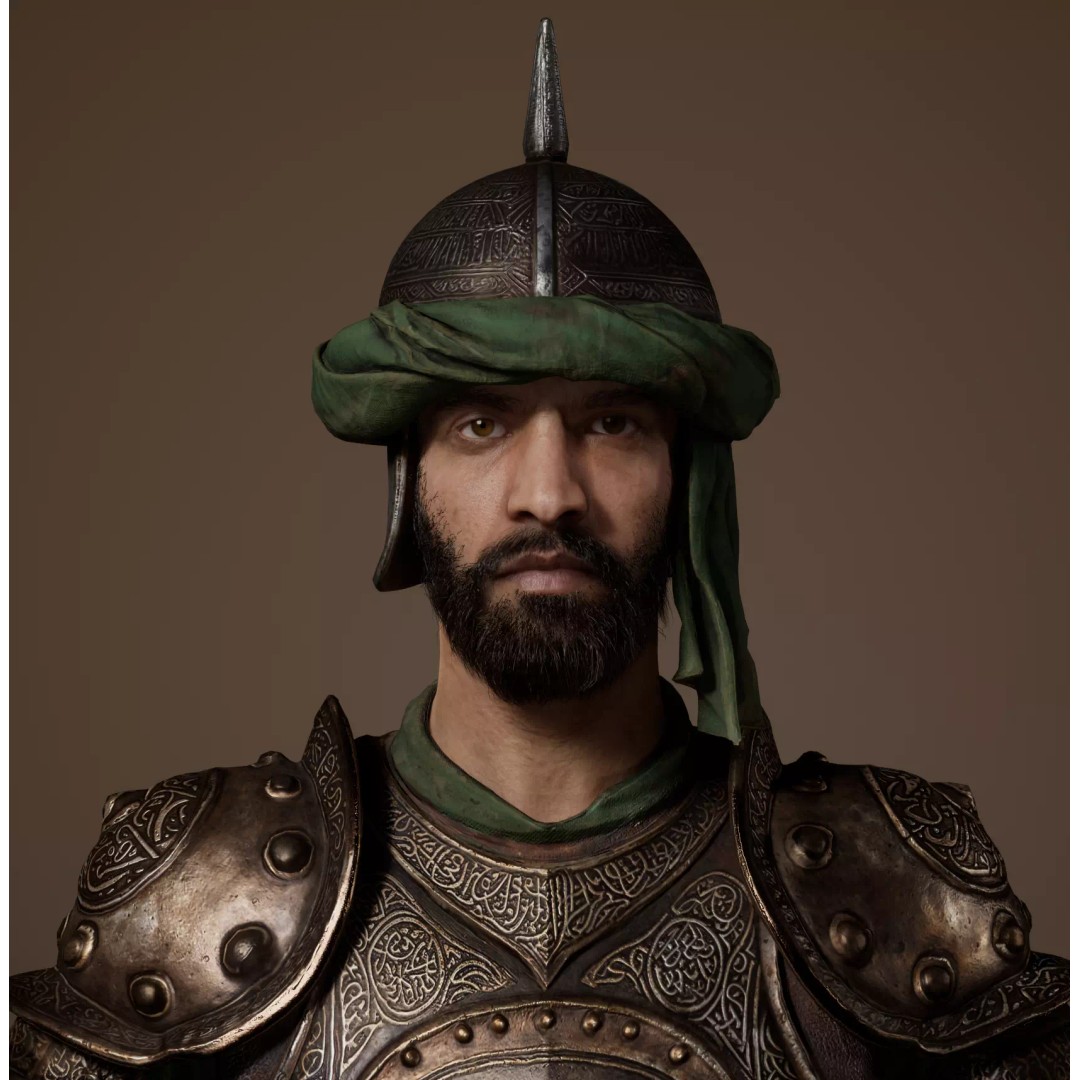 Desert Guard Armor 3D Model – Medieval Fantasy Outfit, FBX - View 8