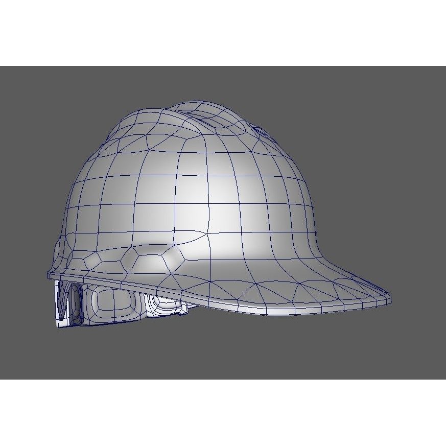 Safety Worker Helmet 3D Model – Low Poly PBR Asset, FBX, OBJ - View 68