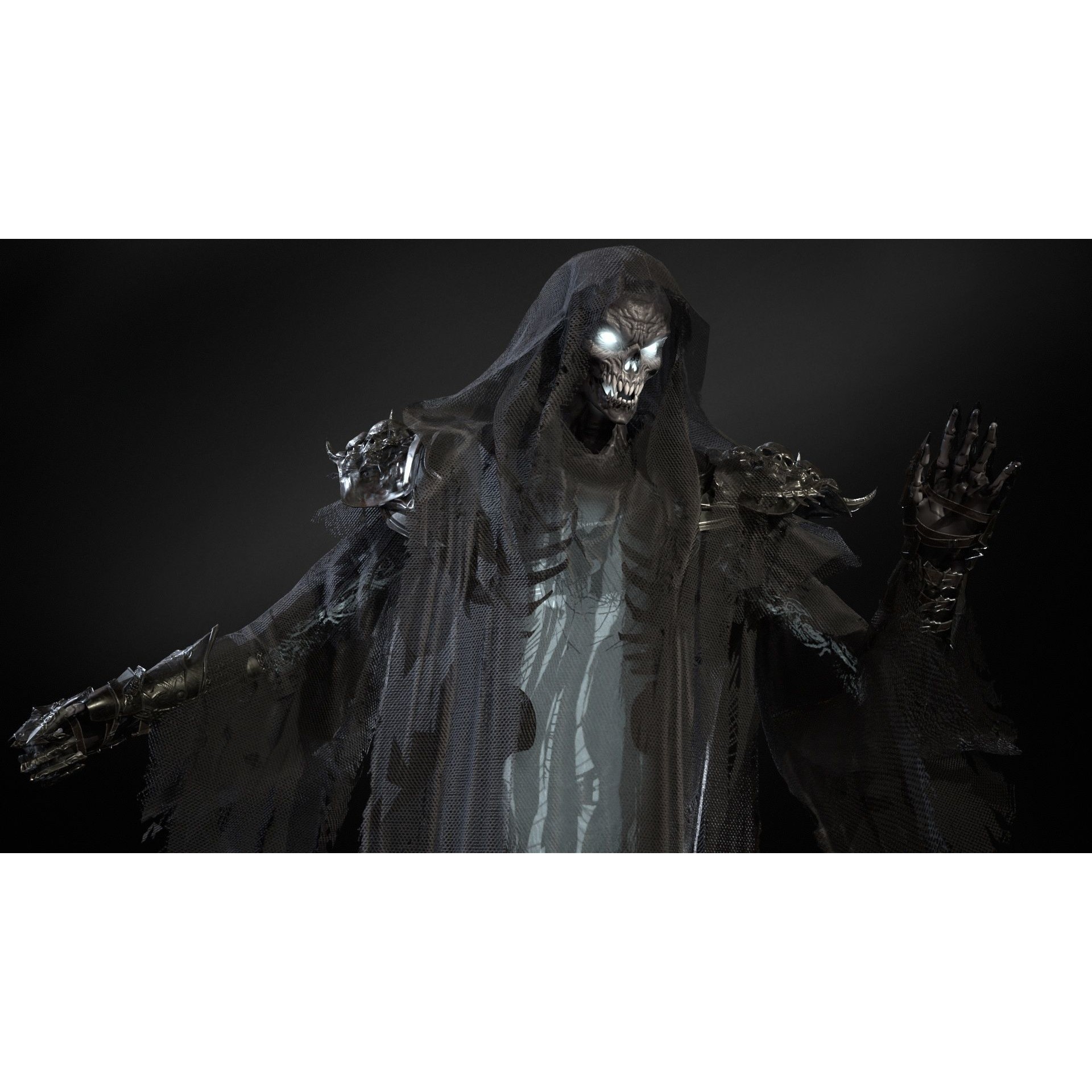 Ripper Ghost - Low-Poly Game-Ready 3D Model - View 14