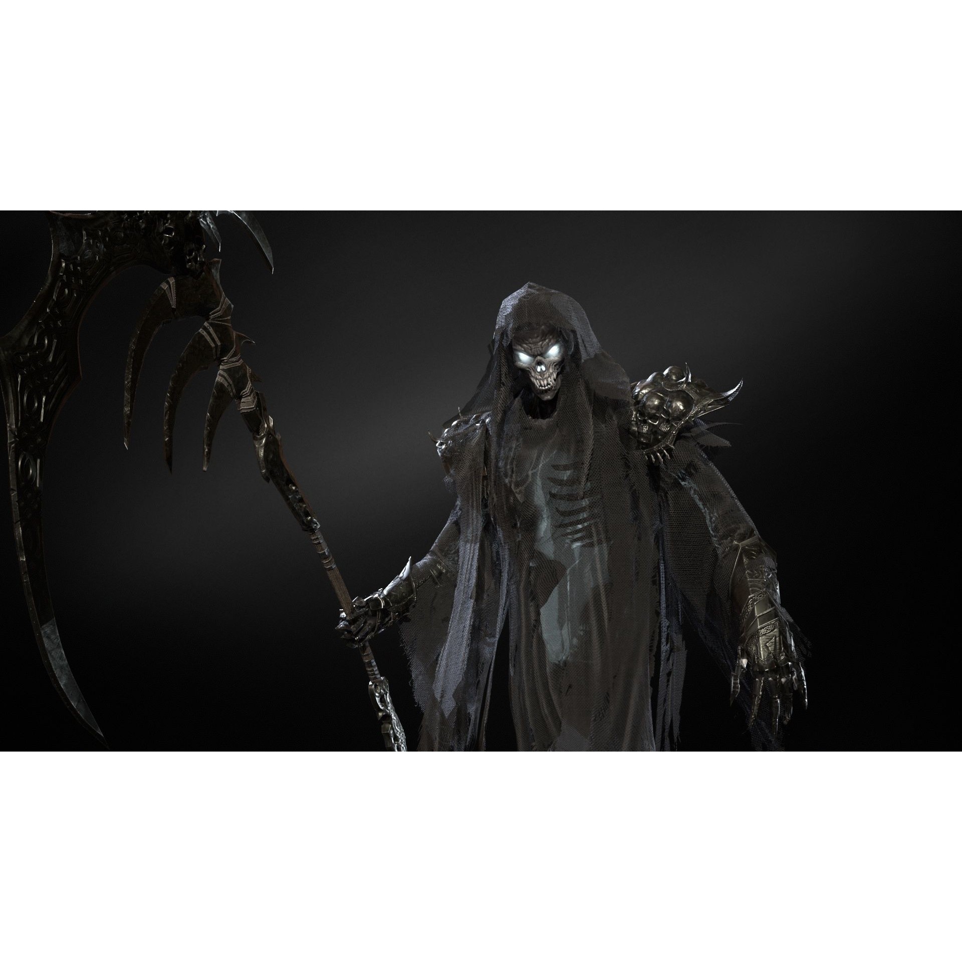 Ripper Ghost - Low-Poly Game-Ready 3D Model - View 17