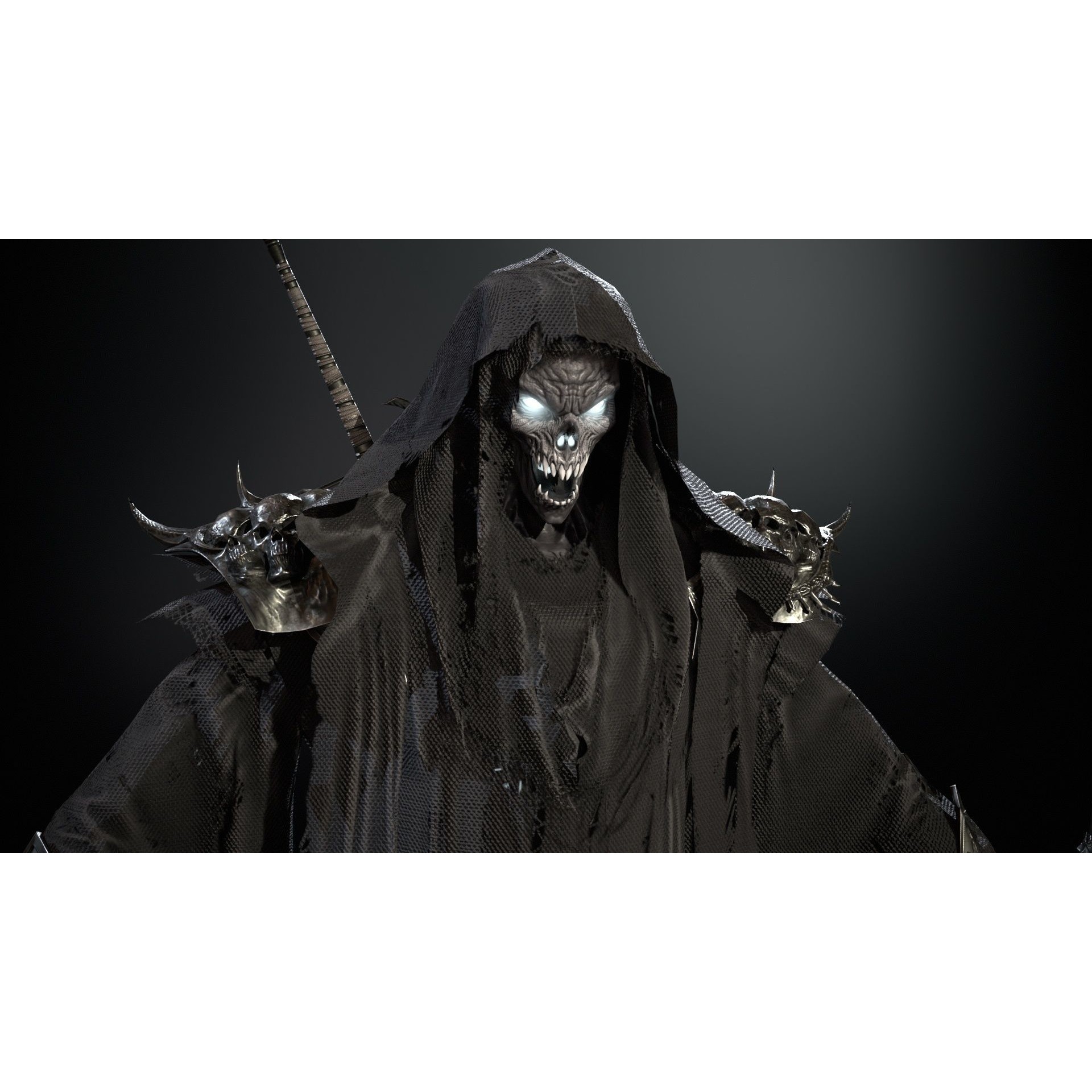 Ripper Ghost - Low-Poly Game-Ready 3D Model - View 18