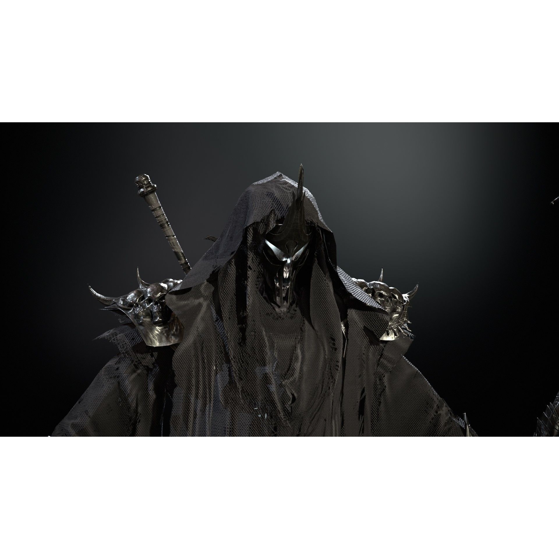 Ripper Ghost - Low-Poly Game-Ready 3D Model - View 20