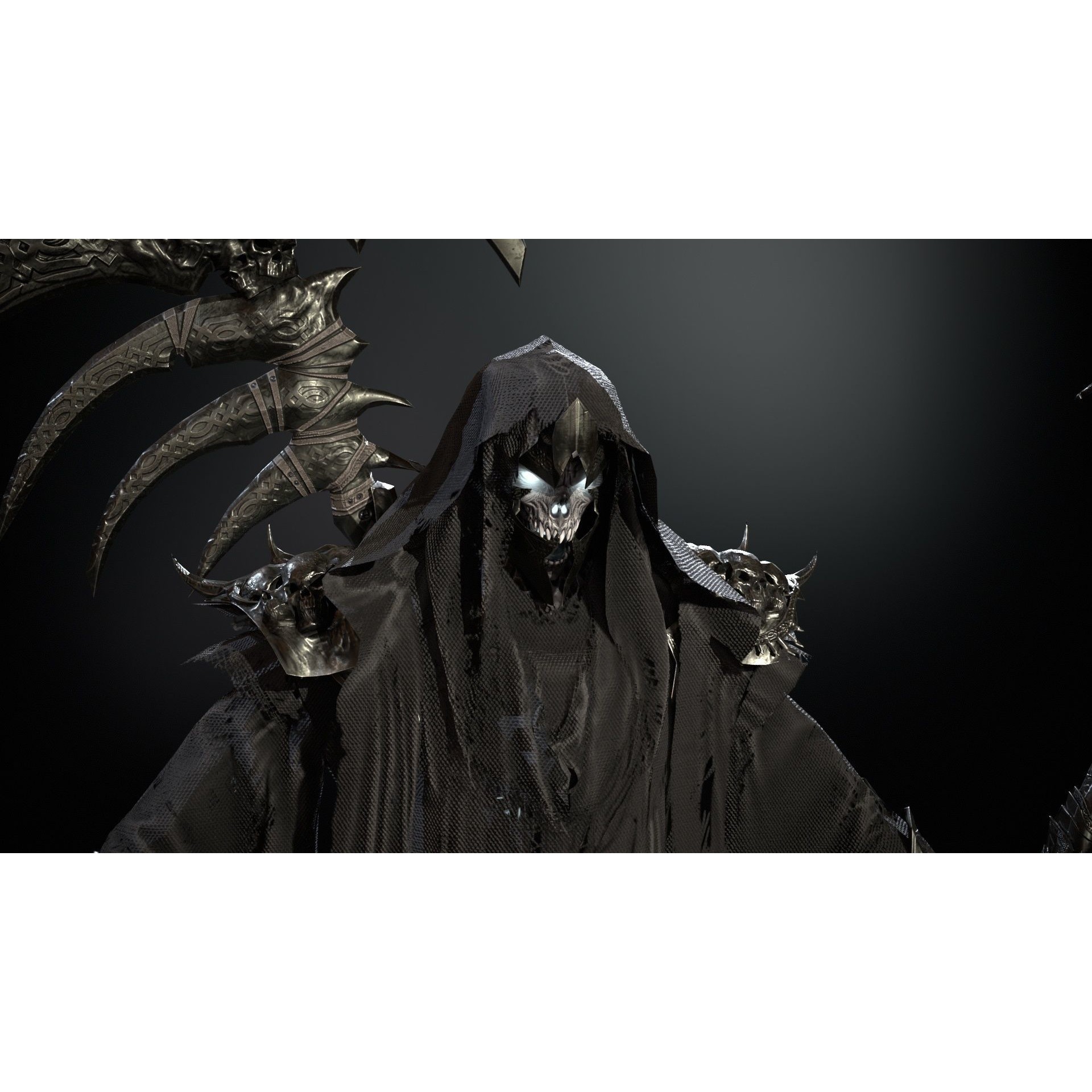 Ripper Ghost - Low-Poly Game-Ready 3D Model - View 26