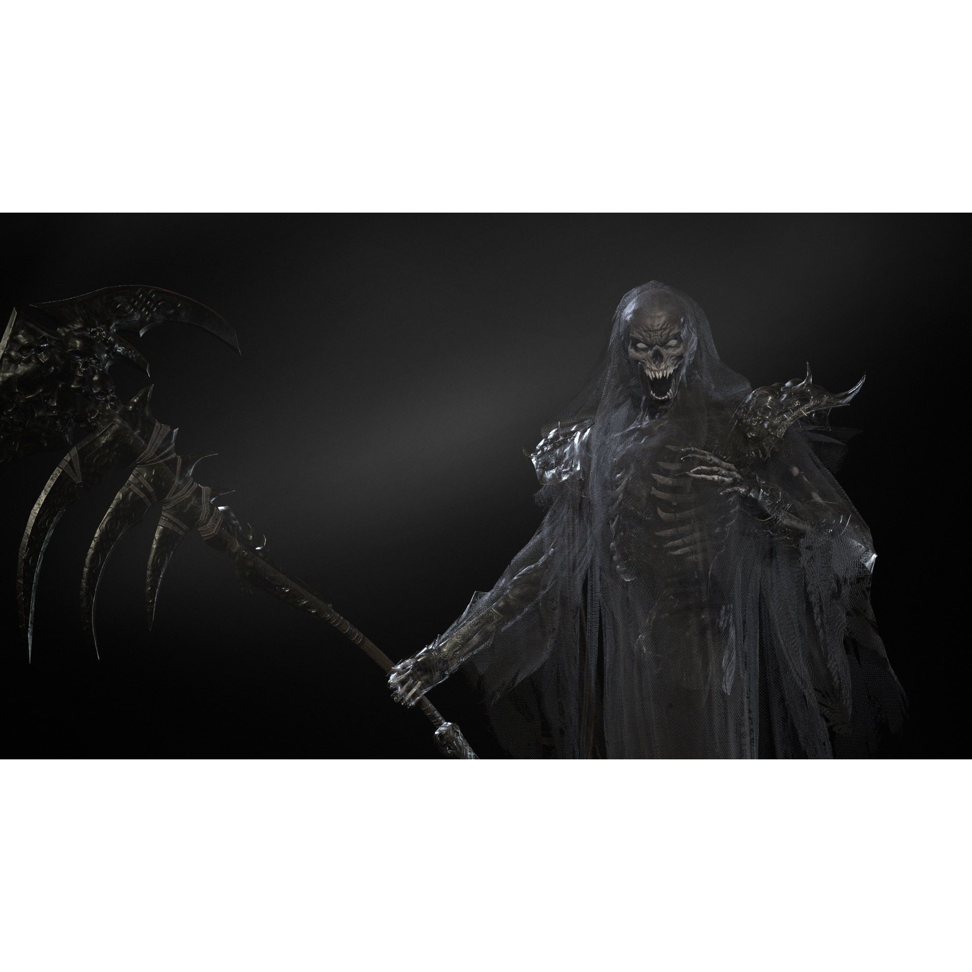 Ripper Ghost - Low-Poly Game-Ready 3D Model - View 3