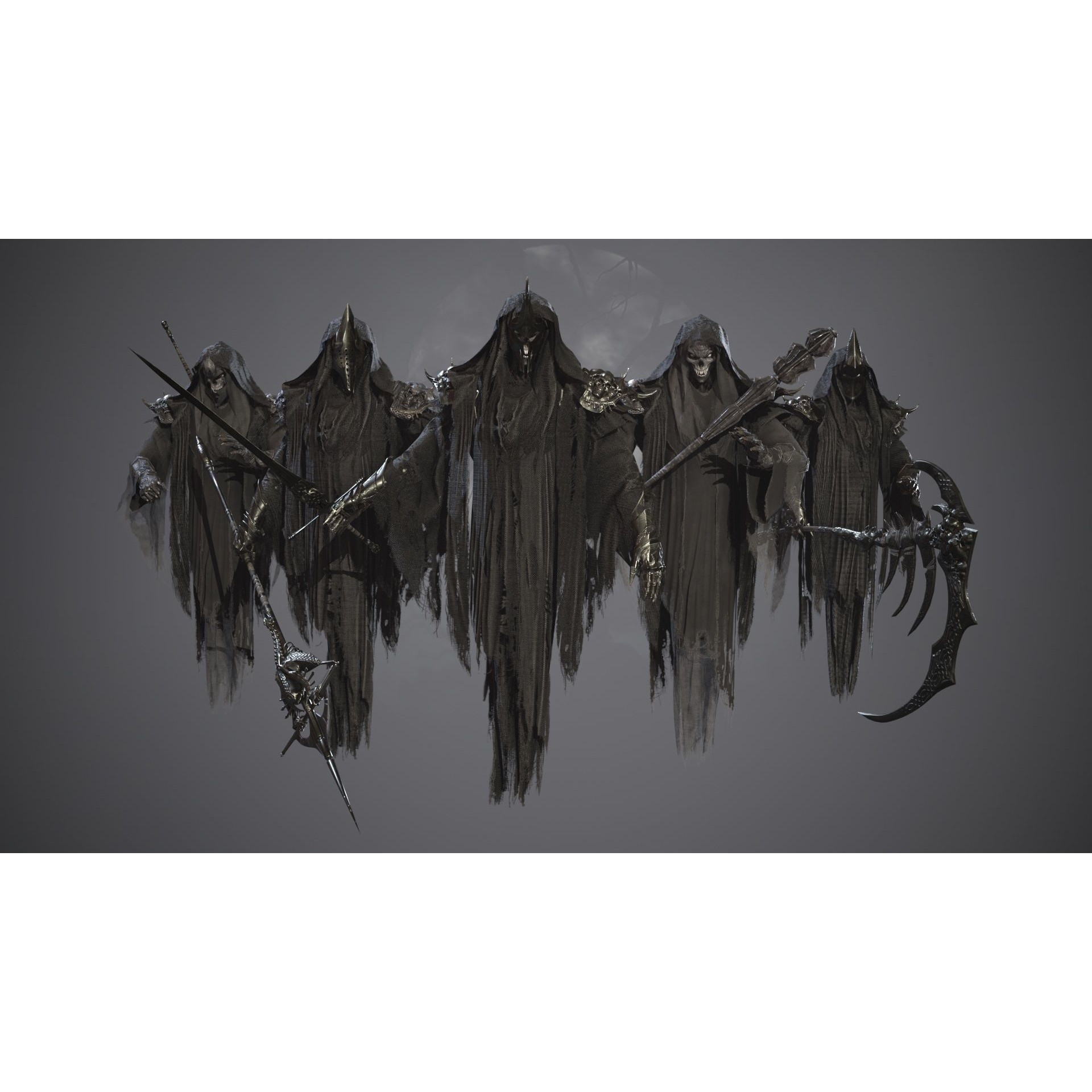 Ripper Ghost - Low-Poly Game-Ready 3D Model - View 30