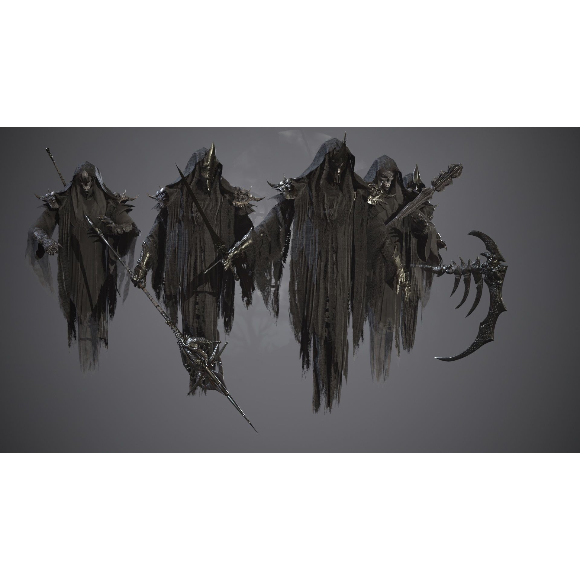 Ripper Ghost - Low-Poly Game-Ready 3D Model - View 32