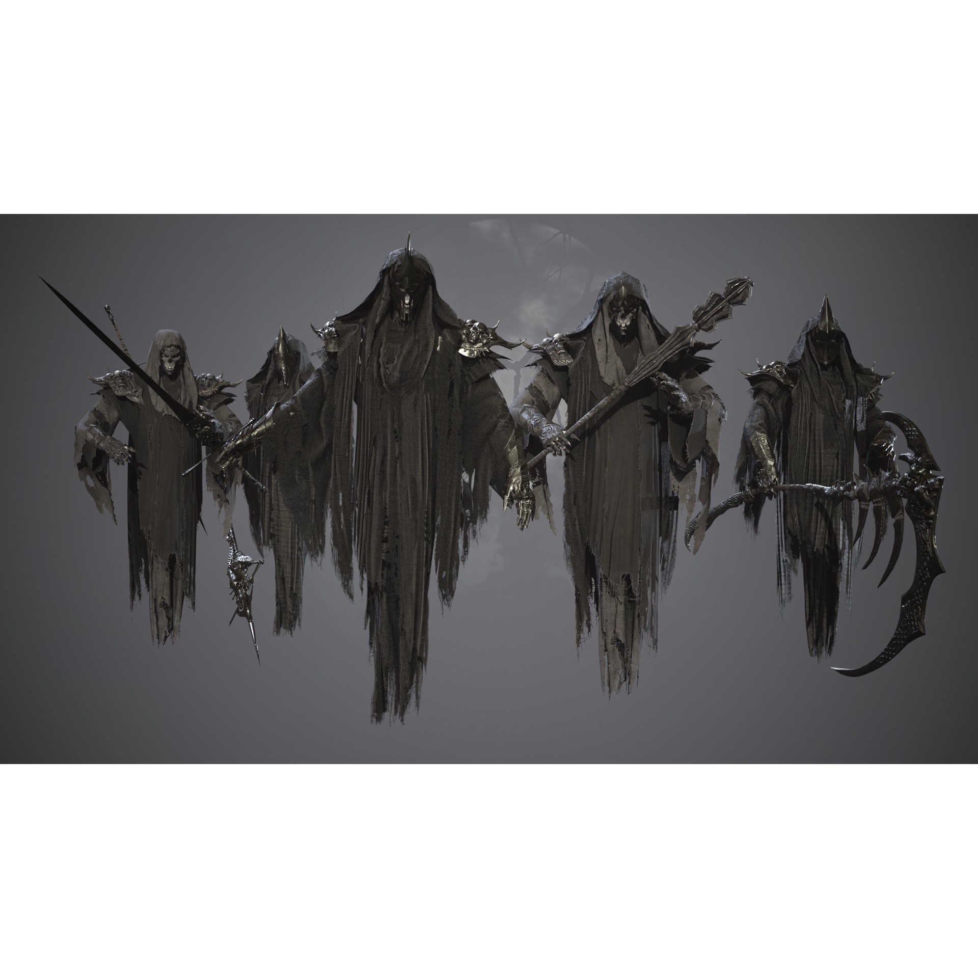 Ripper Ghost - Low-Poly Game-Ready 3D Model - View 34
