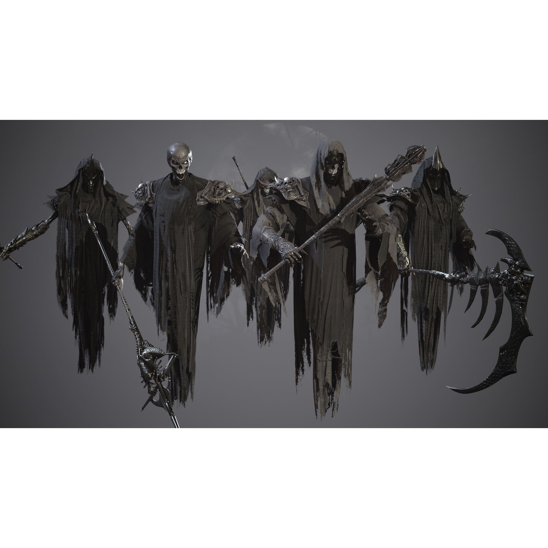 Ripper Ghost - Low-Poly Game-Ready 3D Model - View 36