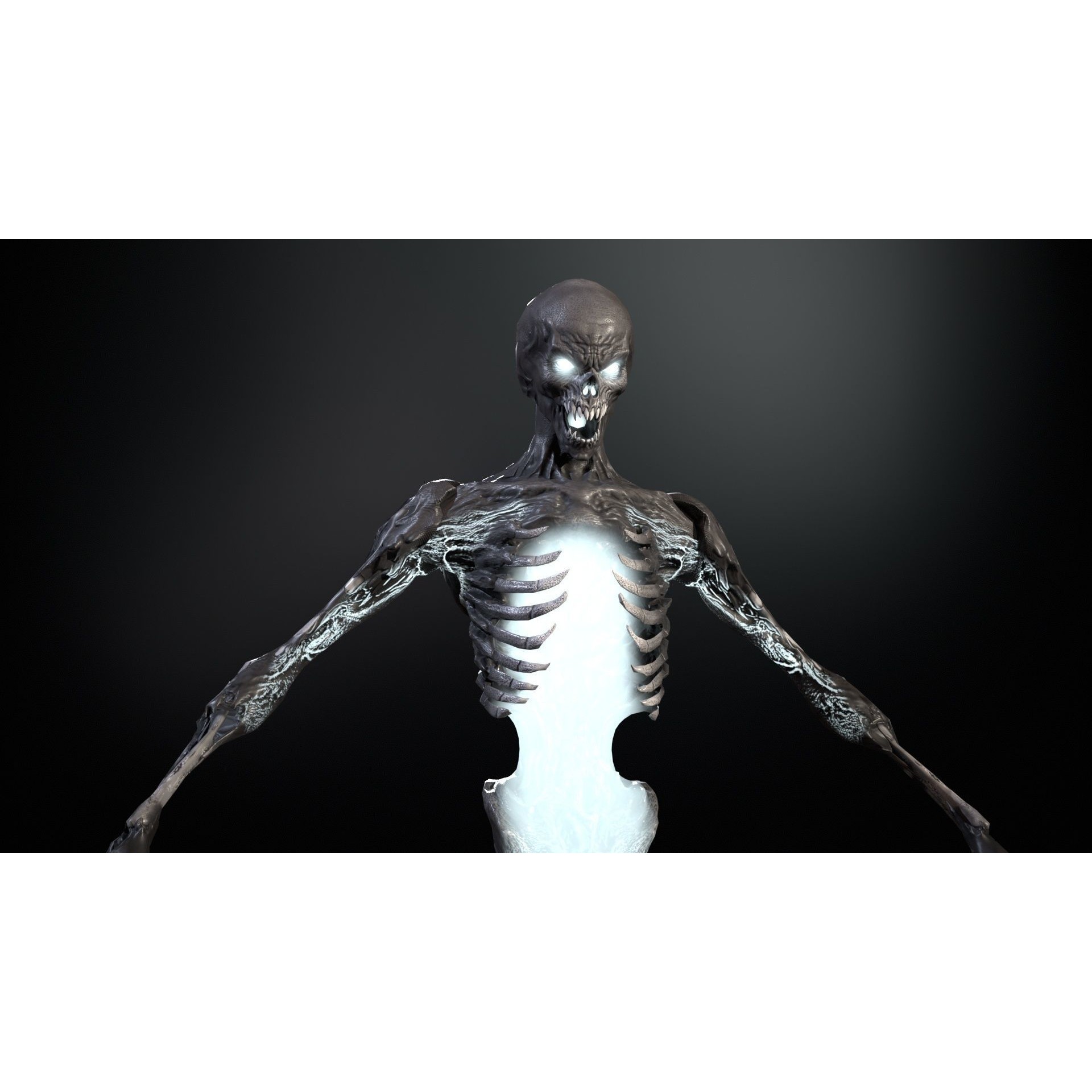 Ripper Ghost - Low-Poly Game-Ready 3D Model - View 37