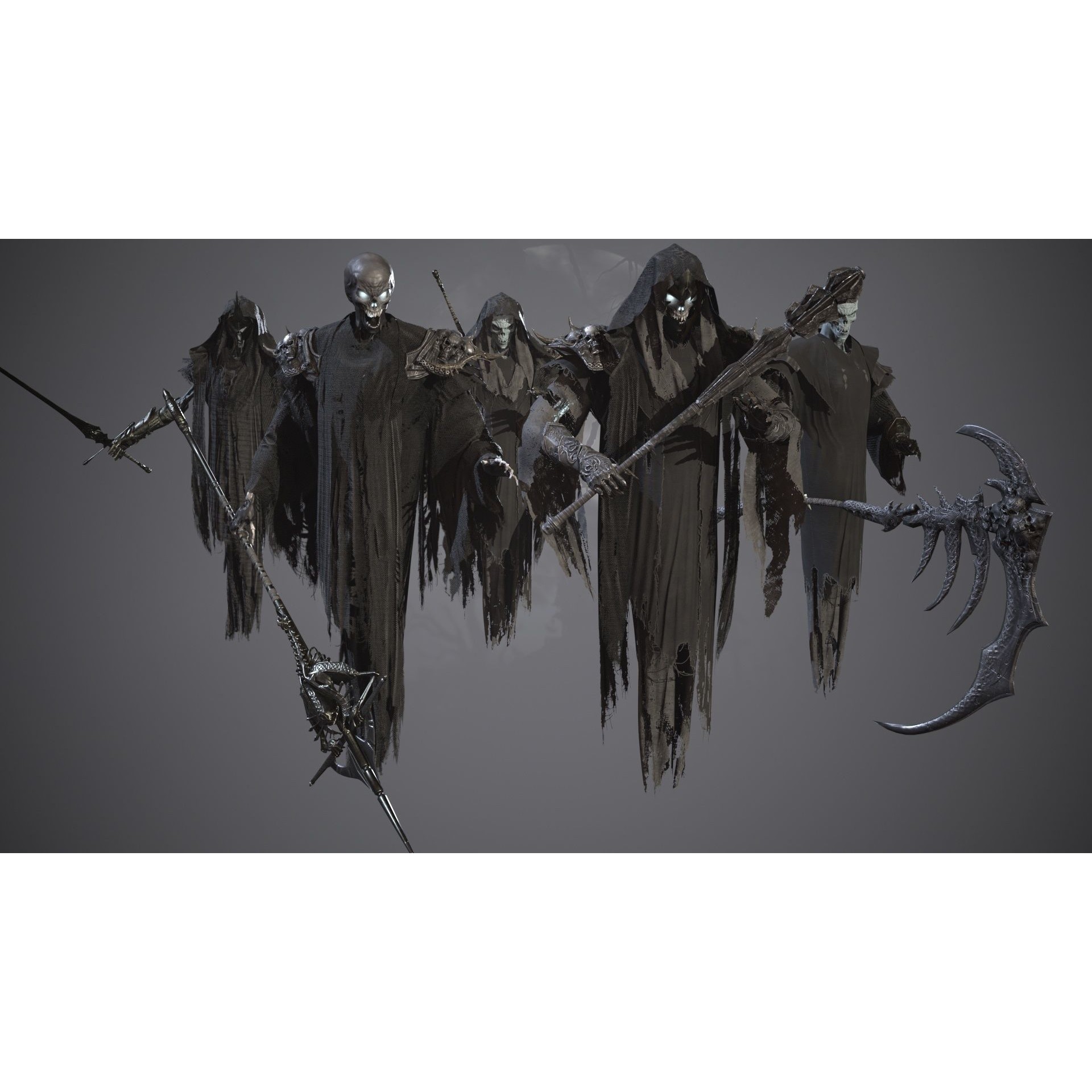 Ripper Ghost - Low-Poly Game-Ready 3D Model - View 38