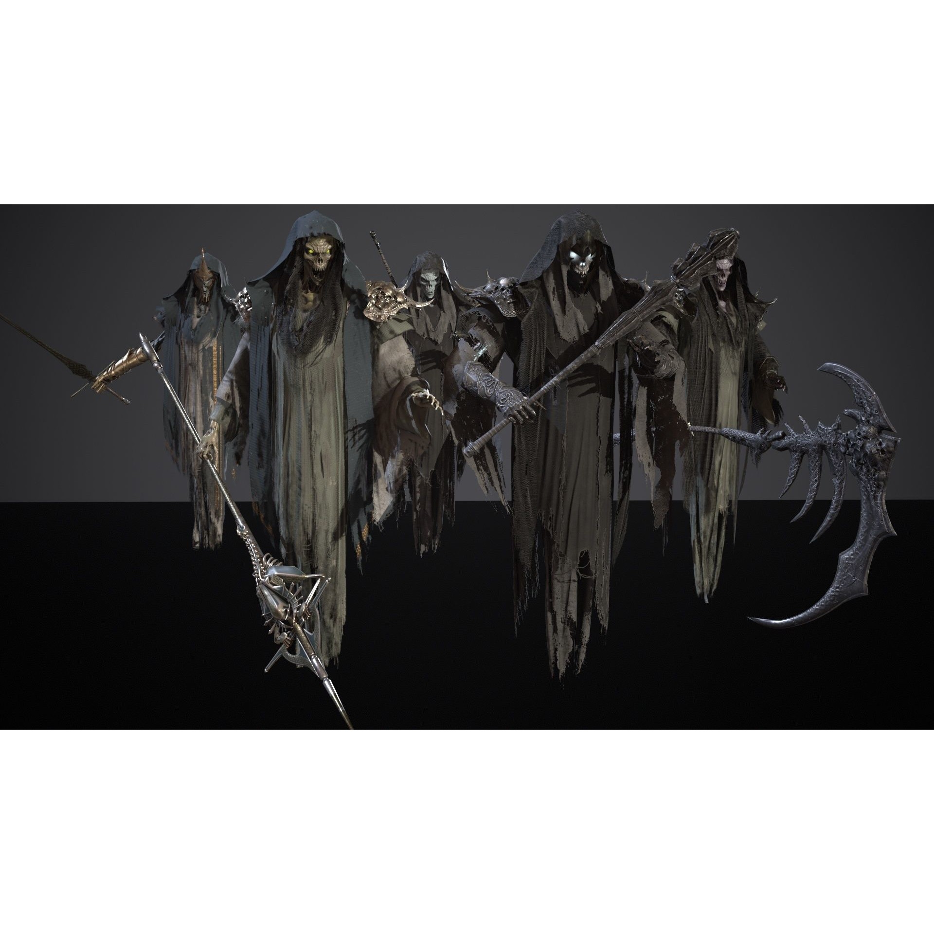 Ripper Ghost - Low-Poly Game-Ready 3D Model - View 40
