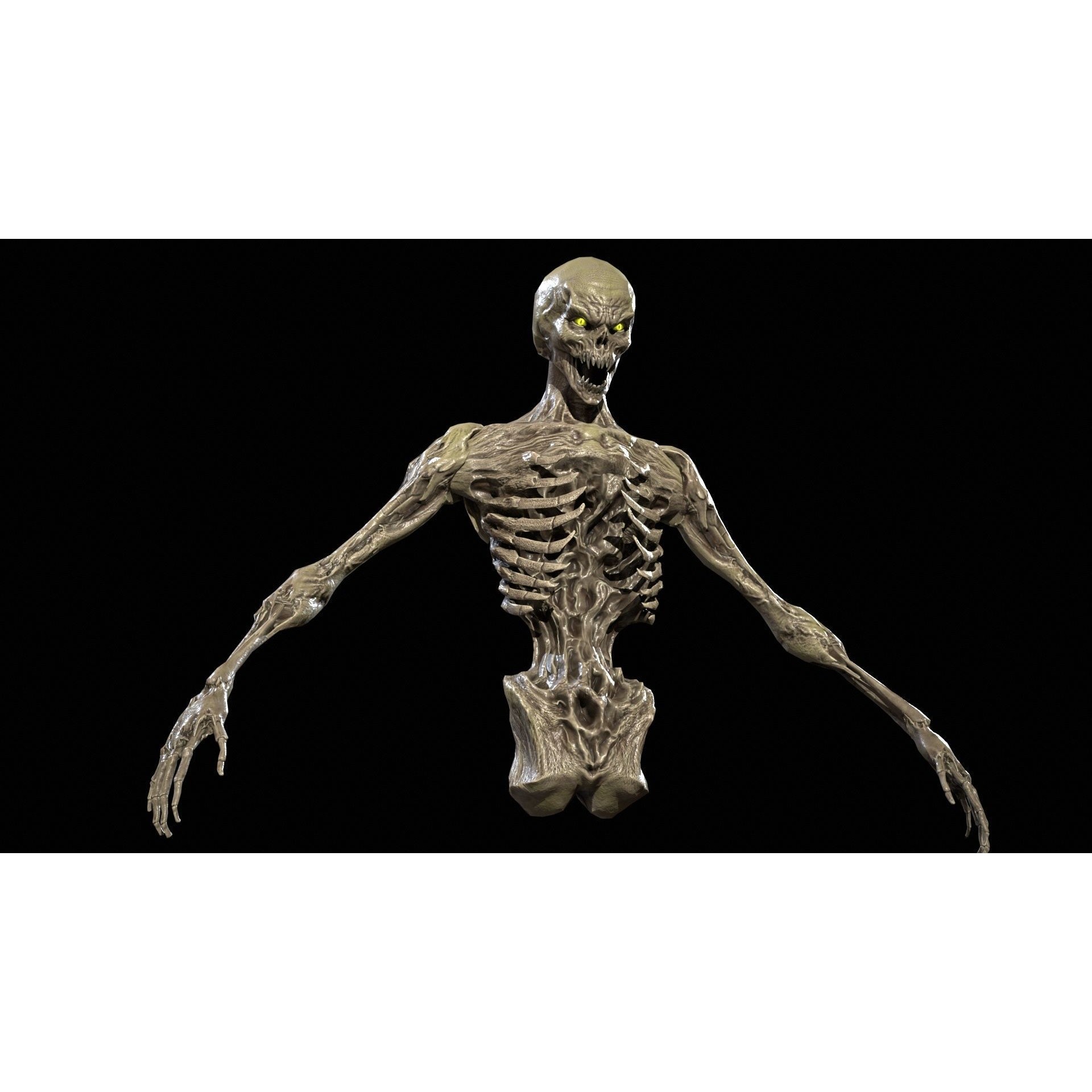 Ripper Ghost - Low-Poly Game-Ready 3D Model - View 44
