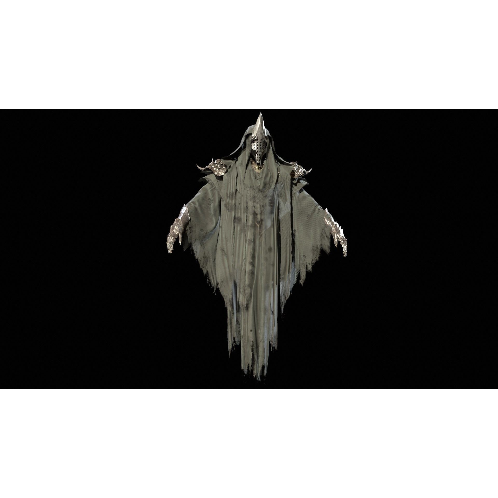 Ripper Ghost - Low-Poly Game-Ready 3D Model - View 46