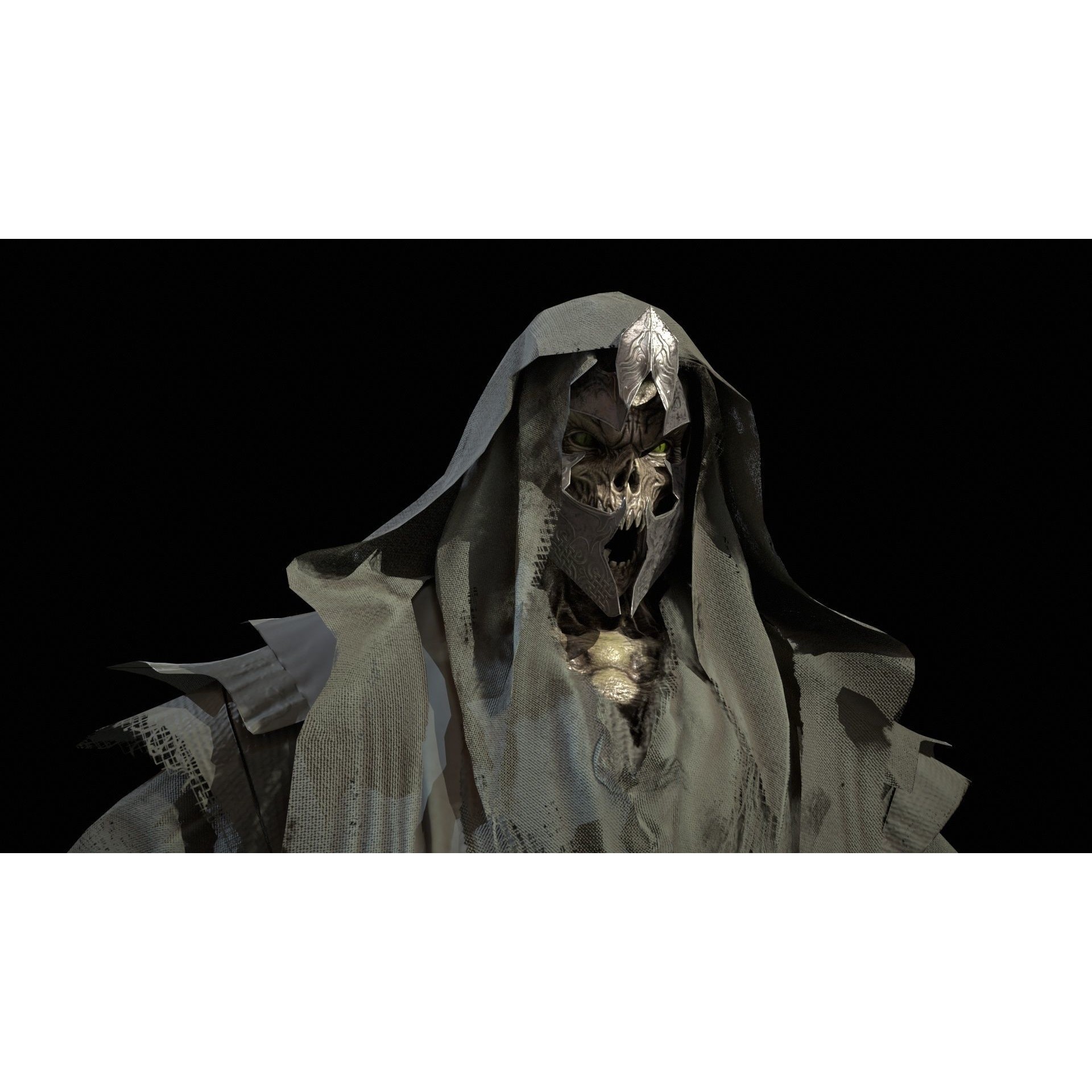 Ripper Ghost - Low-Poly Game-Ready 3D Model - View 47
