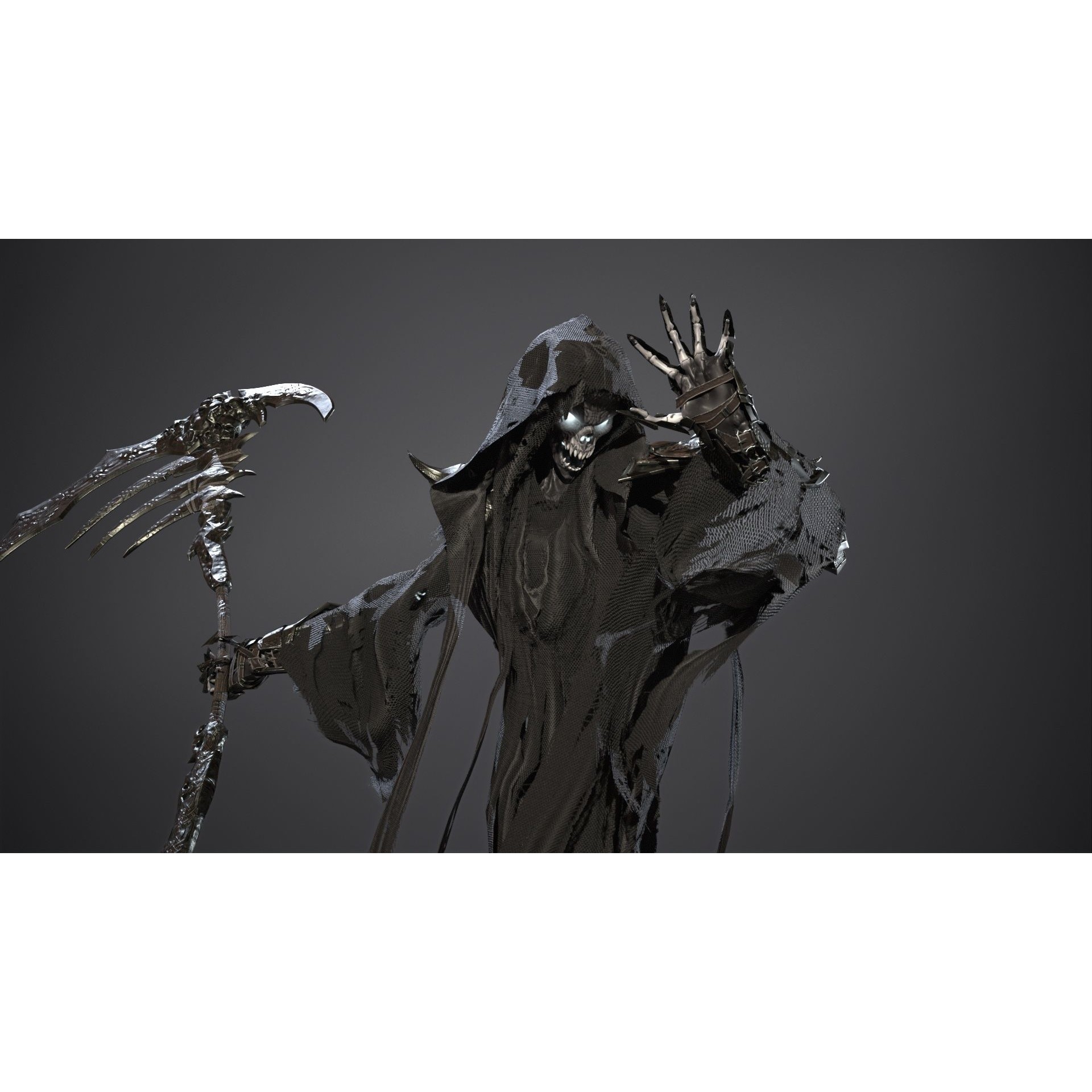 Ripper Ghost - Low-Poly Game-Ready 3D Model - View 5