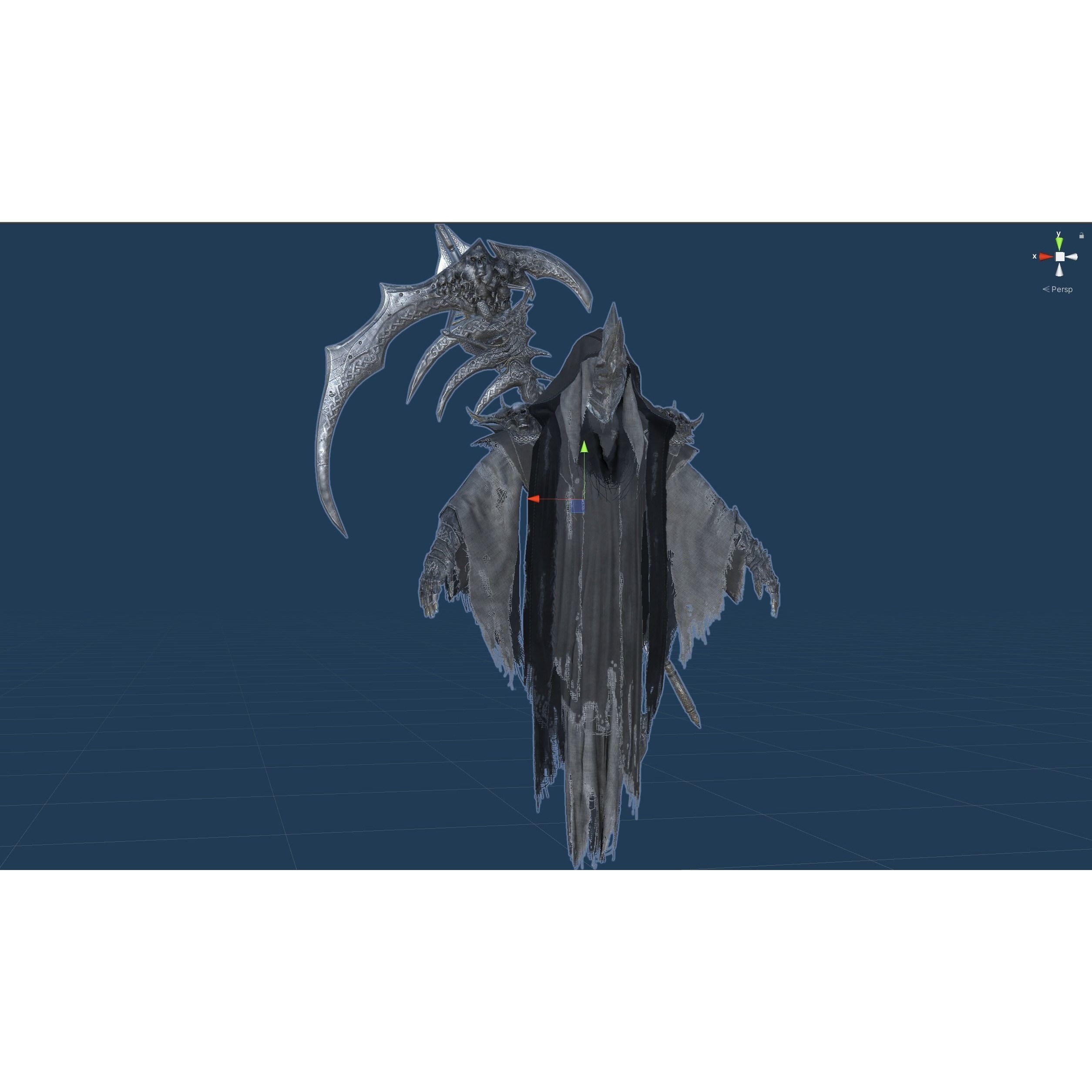 Ripper Ghost - Low-Poly Game-Ready 3D Model - View 57