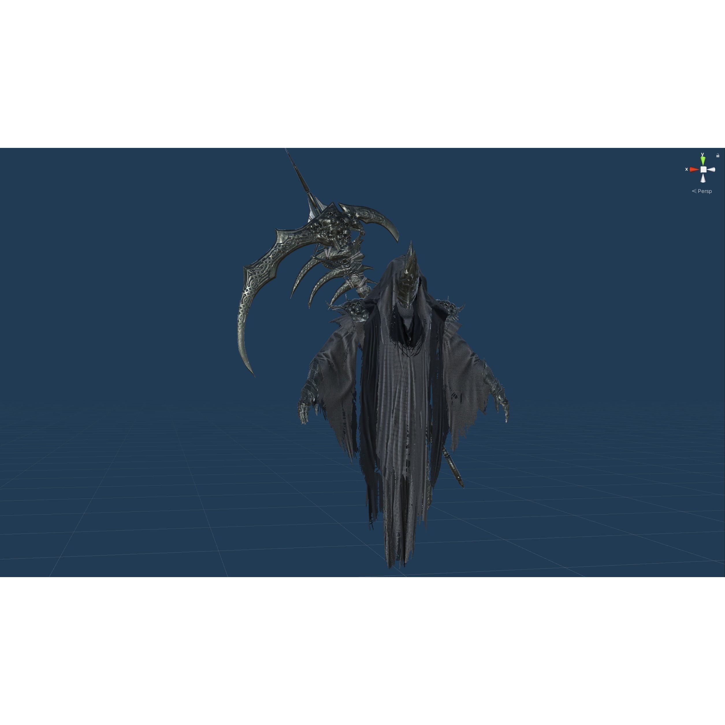 Ripper Ghost - Low-Poly Game-Ready 3D Model - View 58