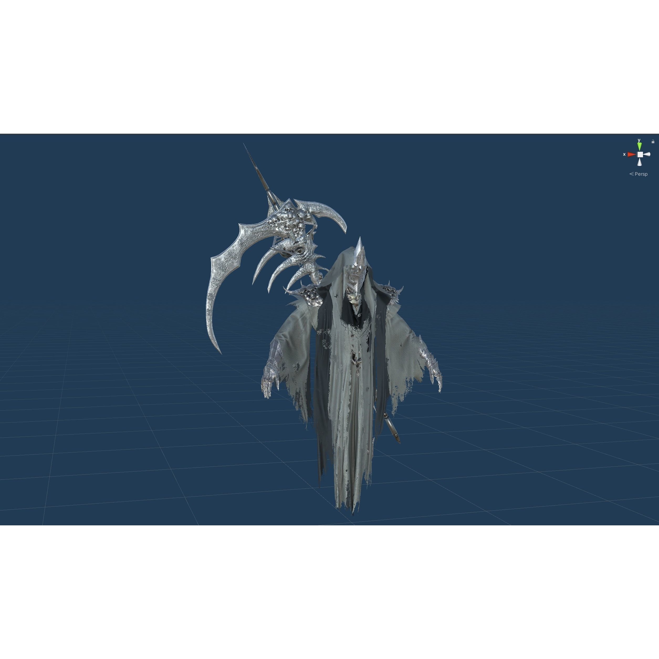 Ripper Ghost - Low-Poly Game-Ready 3D Model - View 59
