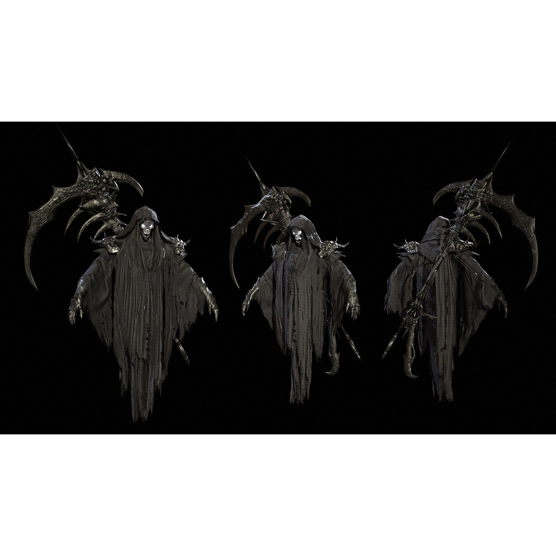 Ripper Ghost - Low-Poly Game-Ready 3D Model - View 6