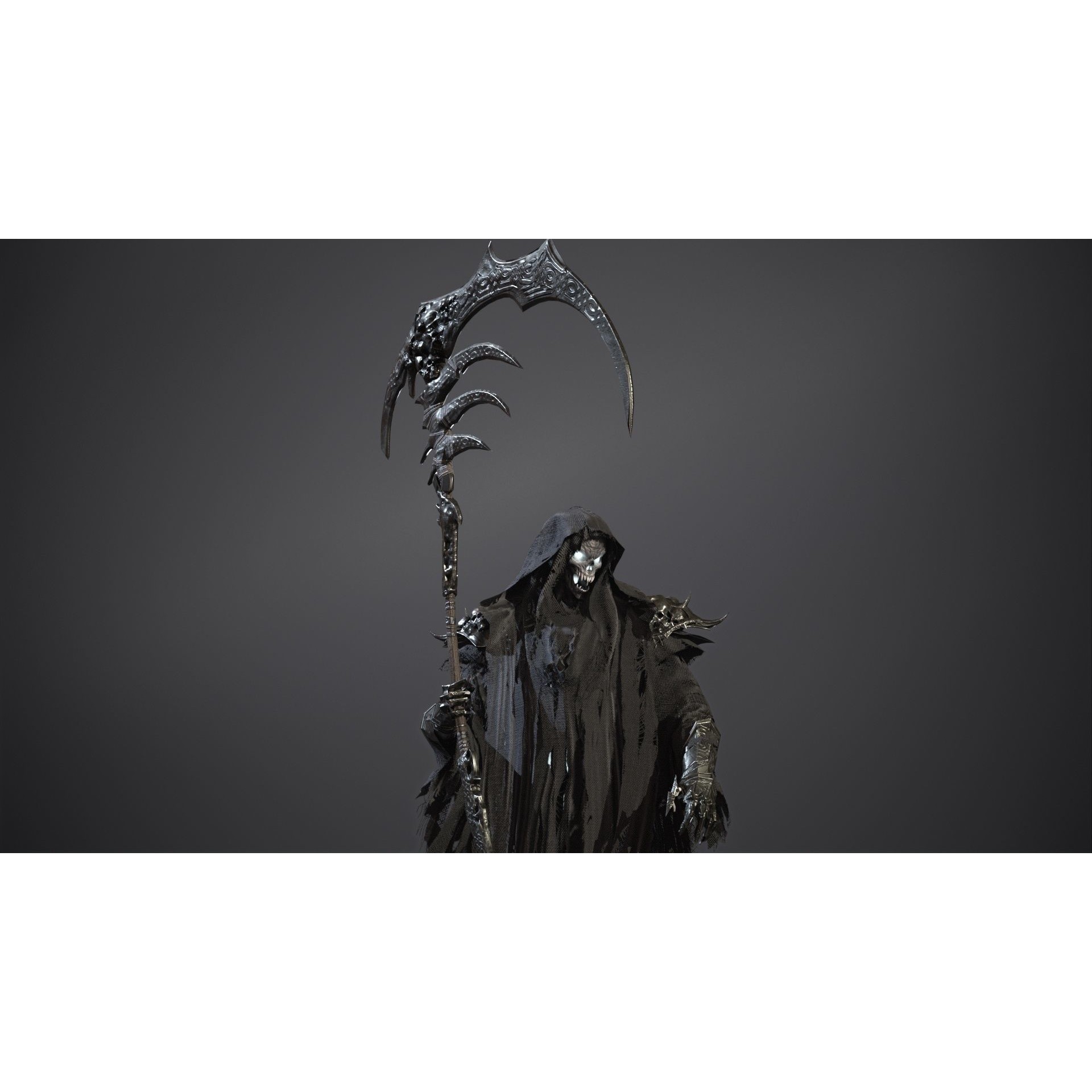 Ripper Ghost - Low-Poly Game-Ready 3D Model - View 8