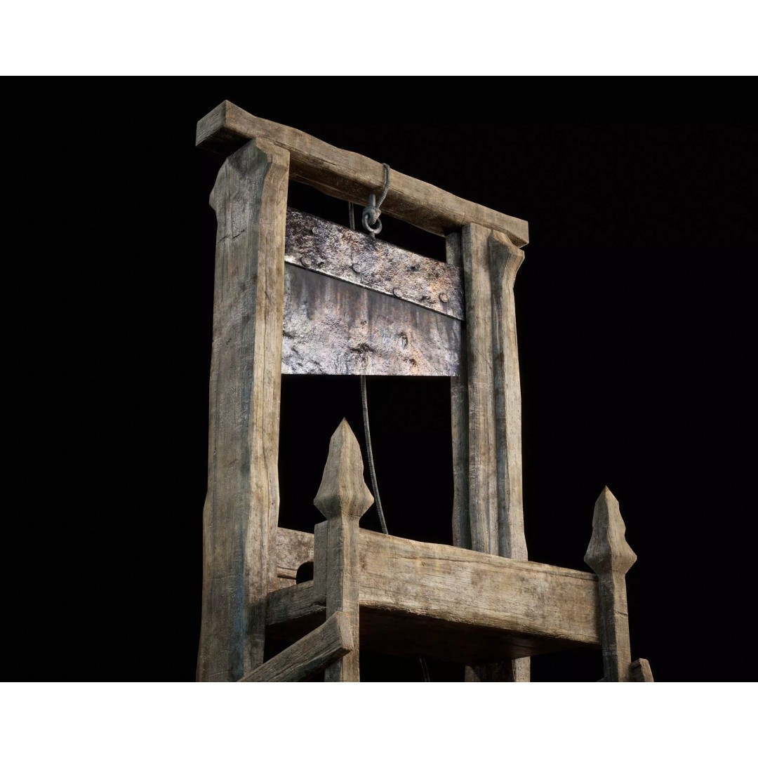 Medieval Torture Device 3D Model – Low Poly Game Asset, FBX - View 13