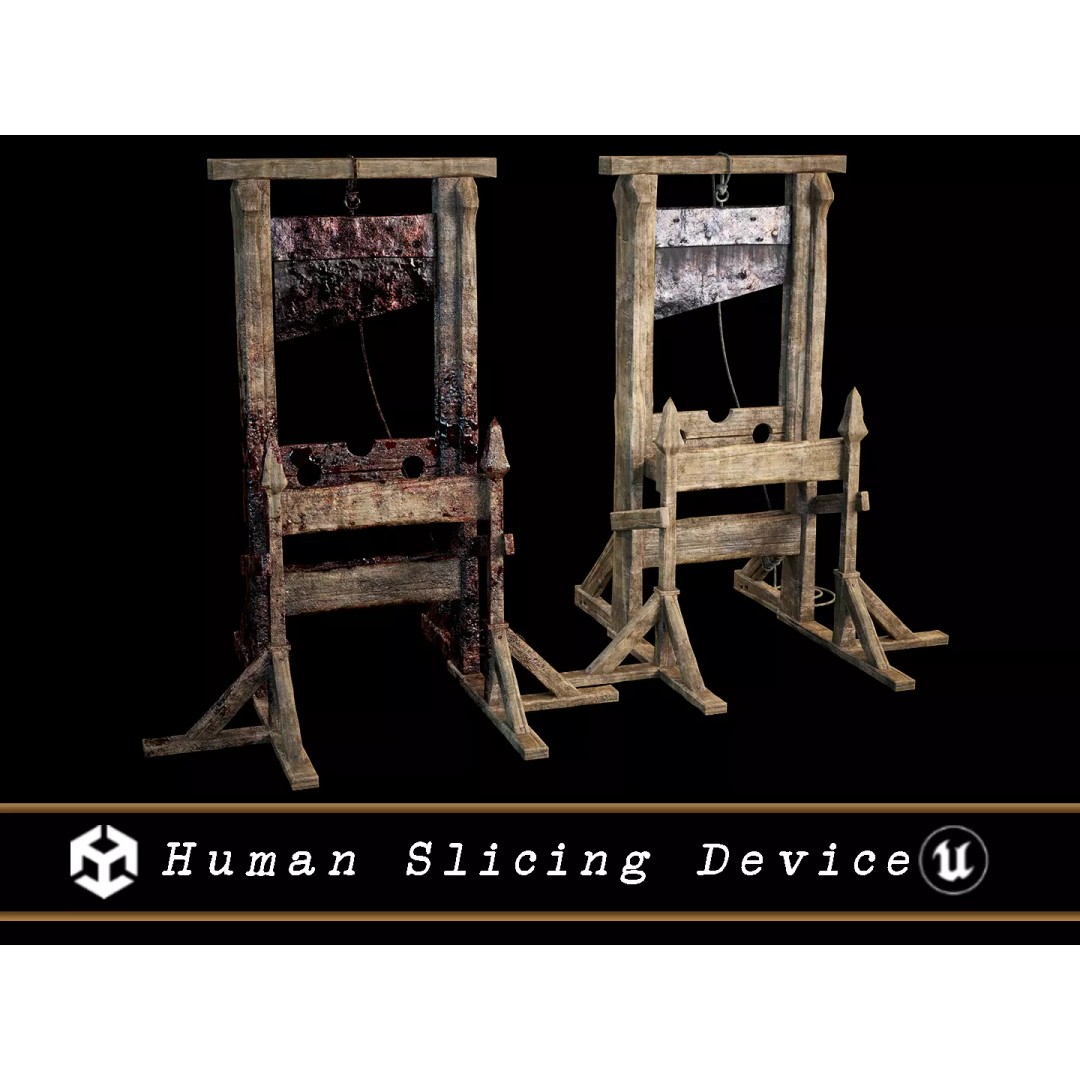 Medieval Torture Device 3D Model – Low Poly Game Asset, FBX - View 2