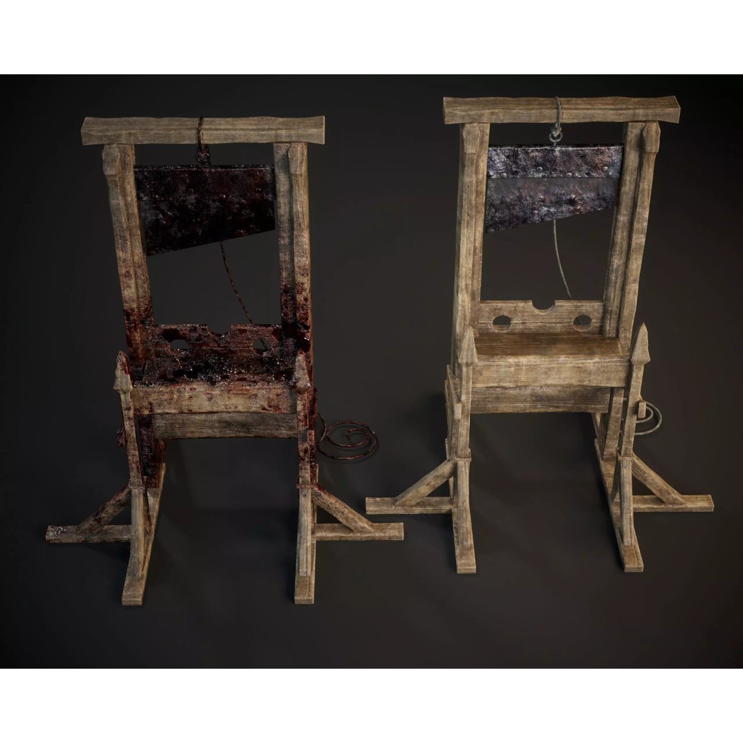Medieval Torture Device 3D Model – Low Poly Game Asset, FBX - View 5