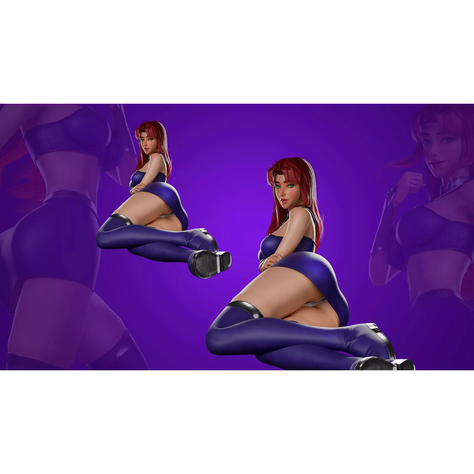 Starfire - Low-Poly Game-Ready 3D Model - View 11