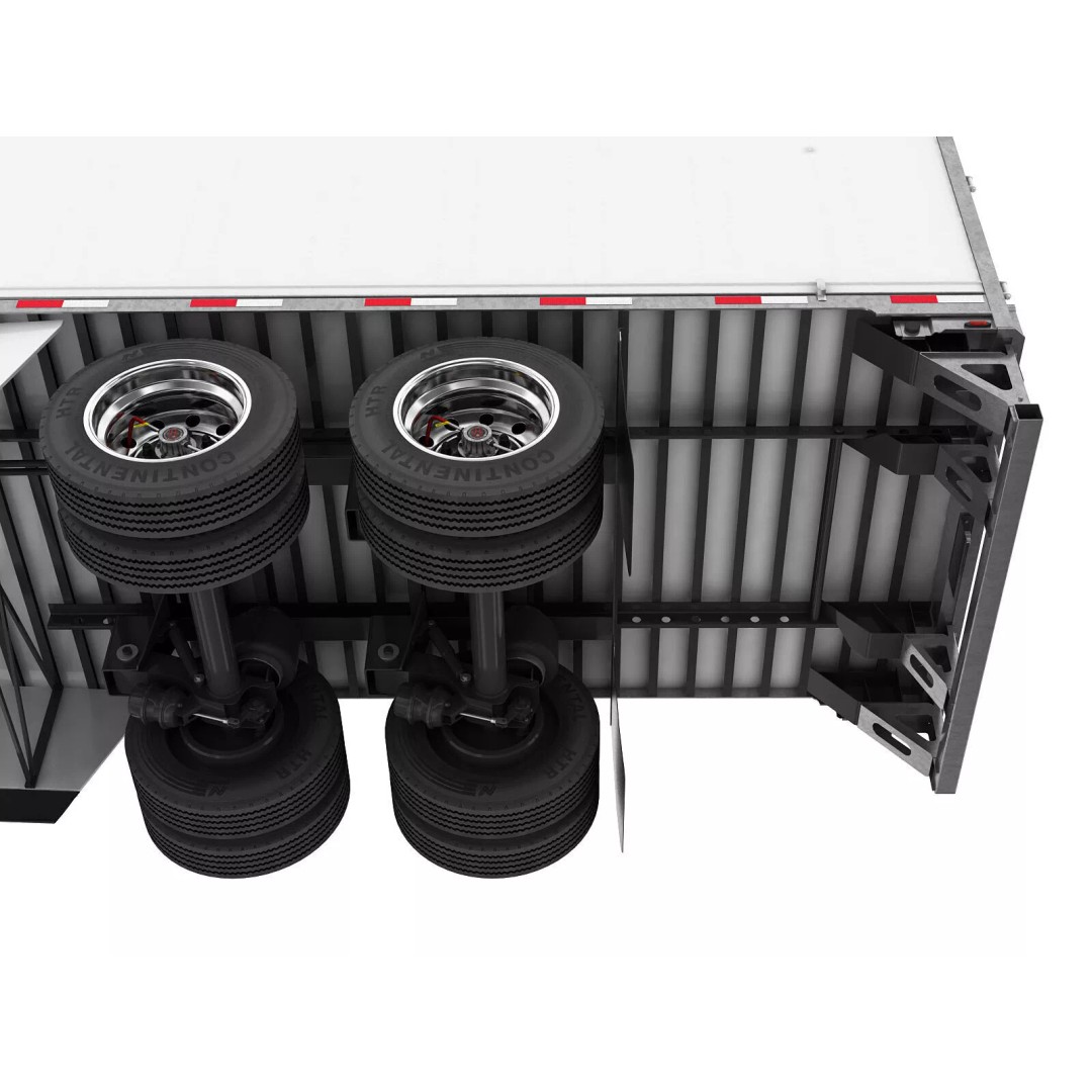 American Aero Trailer 3D Model – High Poly Vehicle Asset, FBX, OBJ - View 13