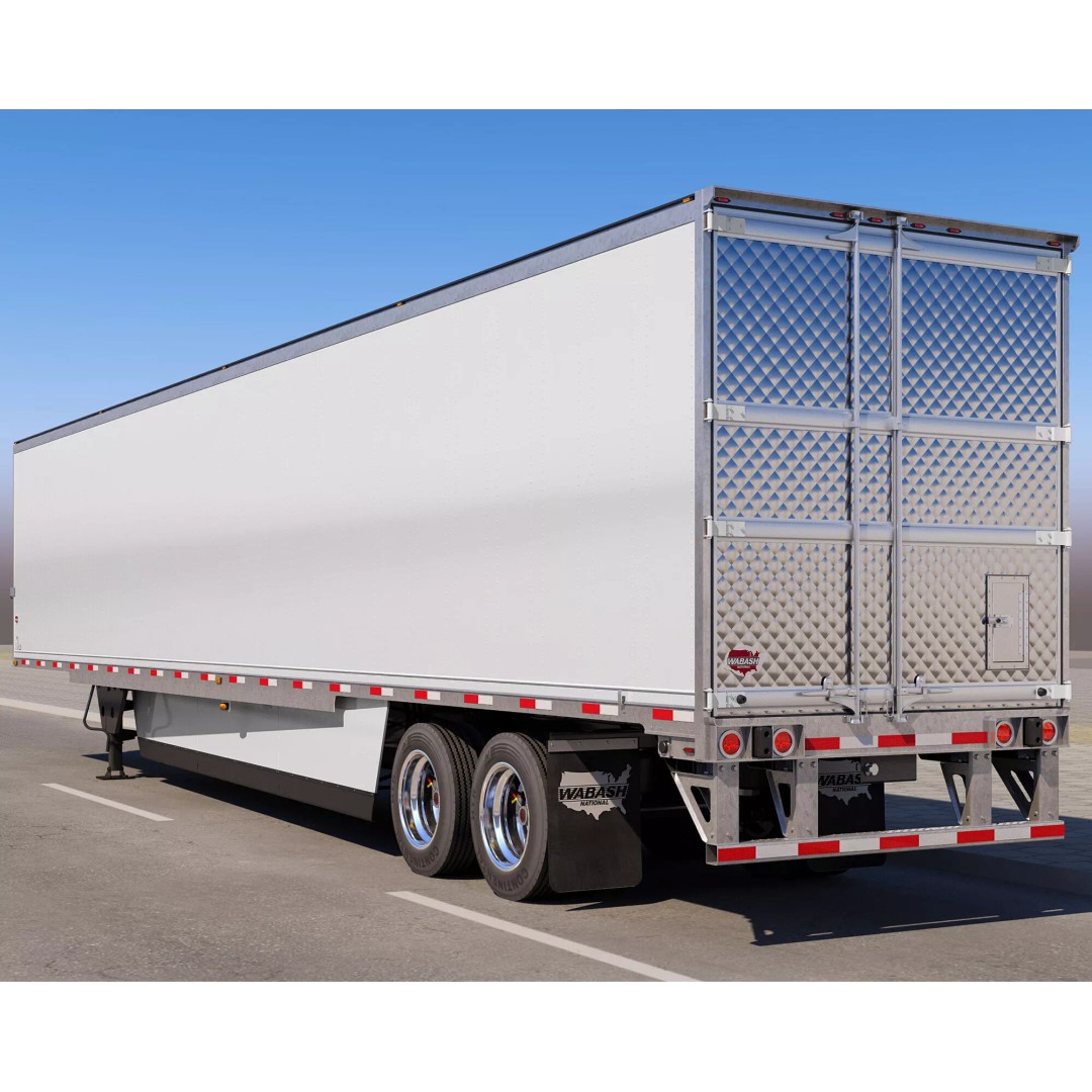 American Aero Trailer 3D Model – High Poly Vehicle Asset, FBX, OBJ - View 2