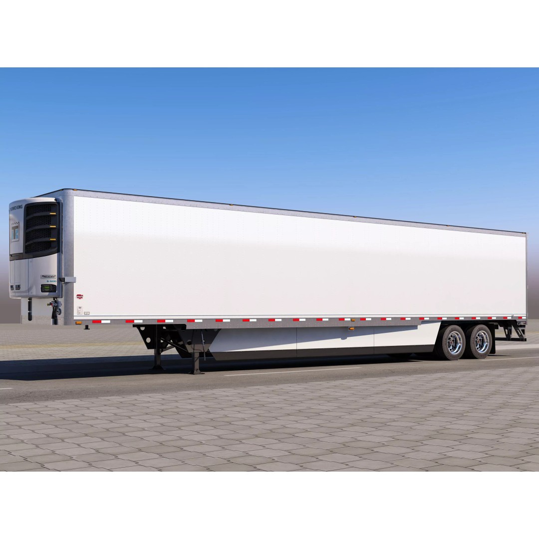 American Aero Trailer 3D Model – High Poly Vehicle Asset, FBX, OBJ - View 4