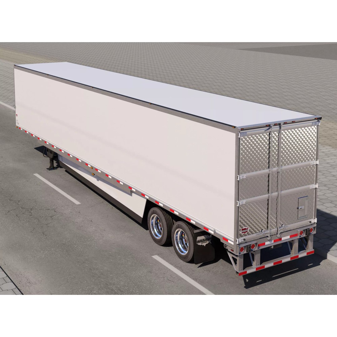 American Aero Trailer 3D Model – High Poly Vehicle Asset, FBX, OBJ - View 8