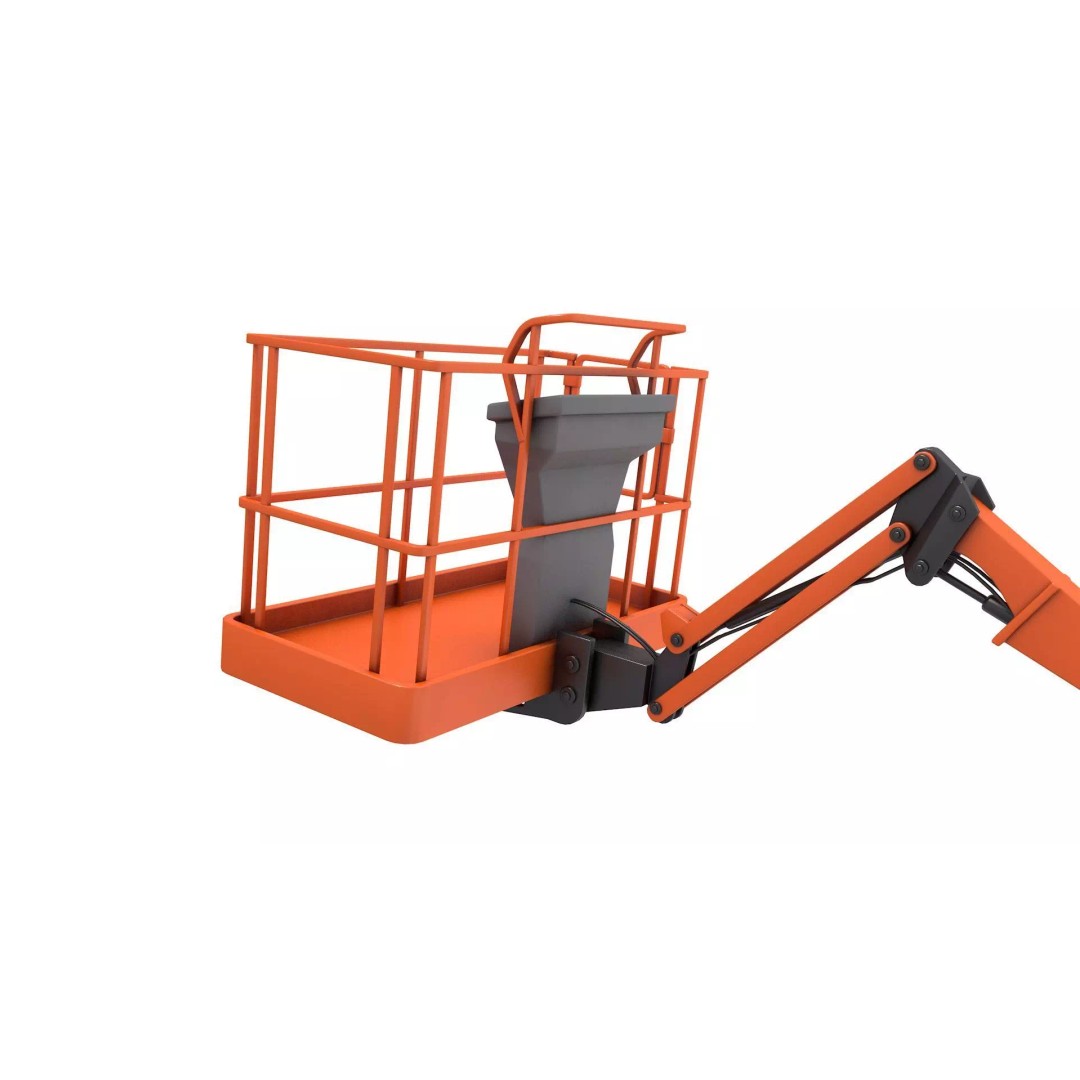 Boom Lift 3D Model – High-Quality Polygon Mesh for Games, FBX, OBJ - View 5