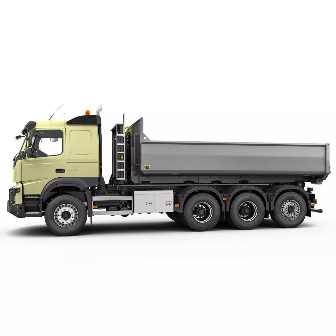 Volvo FMX 2014 3D Model – High Poly Truck with Multilift System, FBX/OBJ - View 14