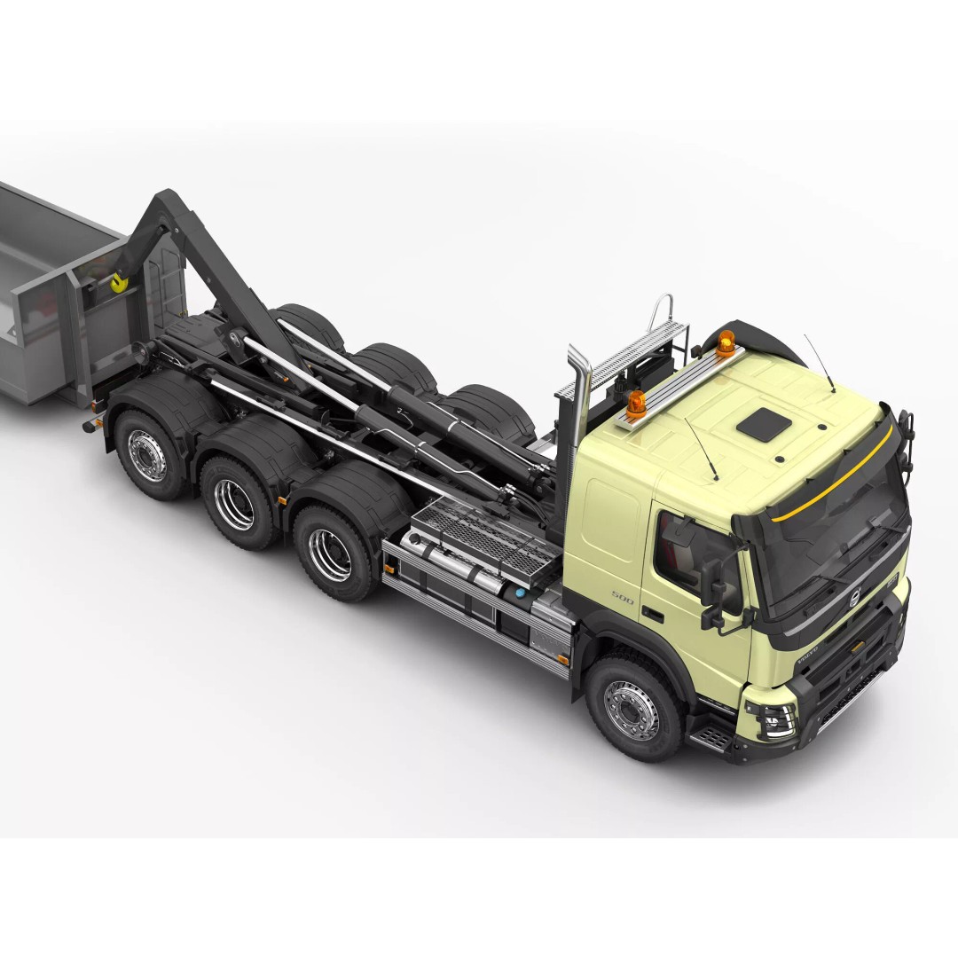 Volvo FMX 2014 3D Model – High Poly Truck with Multilift System, FBX/OBJ - View 18