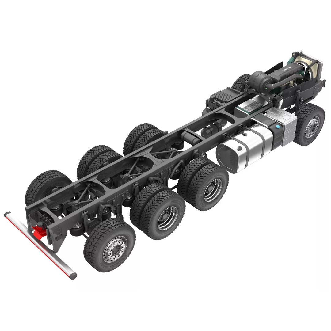 Volvo FMX 2014 3D Model – High Poly Truck with Multilift System, FBX/OBJ - View 21