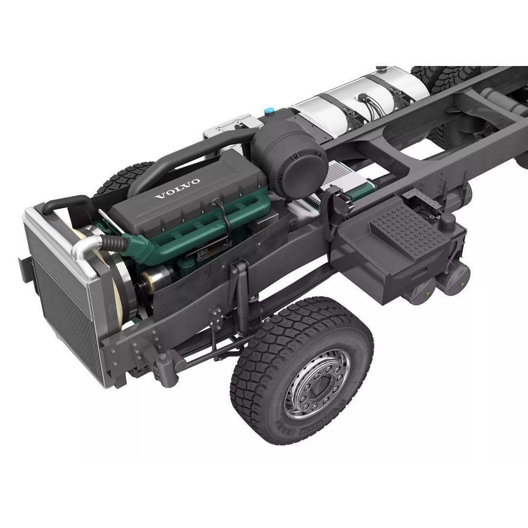 Volvo FMX 2014 3D Model – High Poly Truck with Multilift System, FBX/OBJ - View 28
