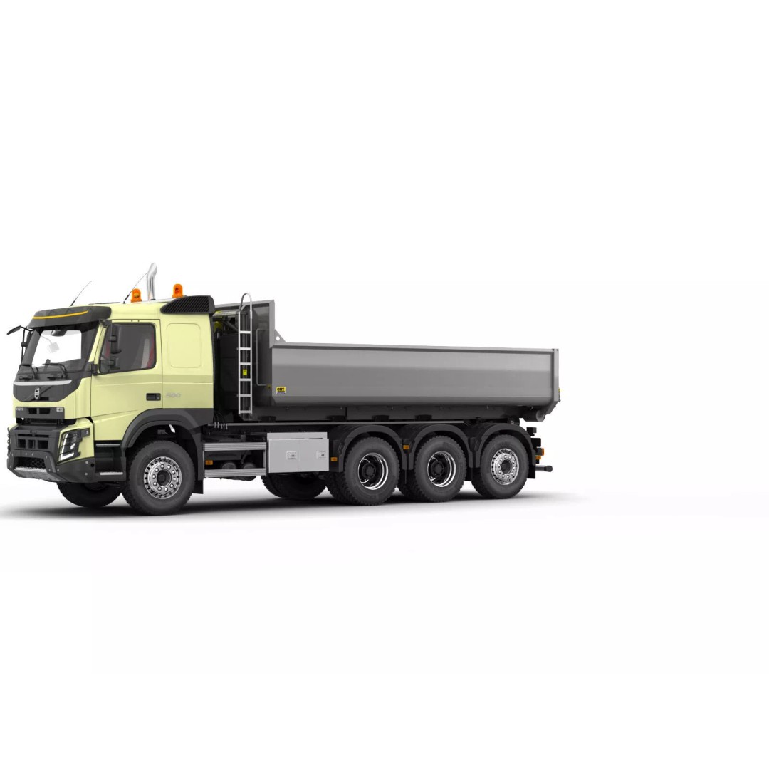 Volvo FMX 2014 3D Model – High Poly Truck with Multilift System, FBX/OBJ - View 3