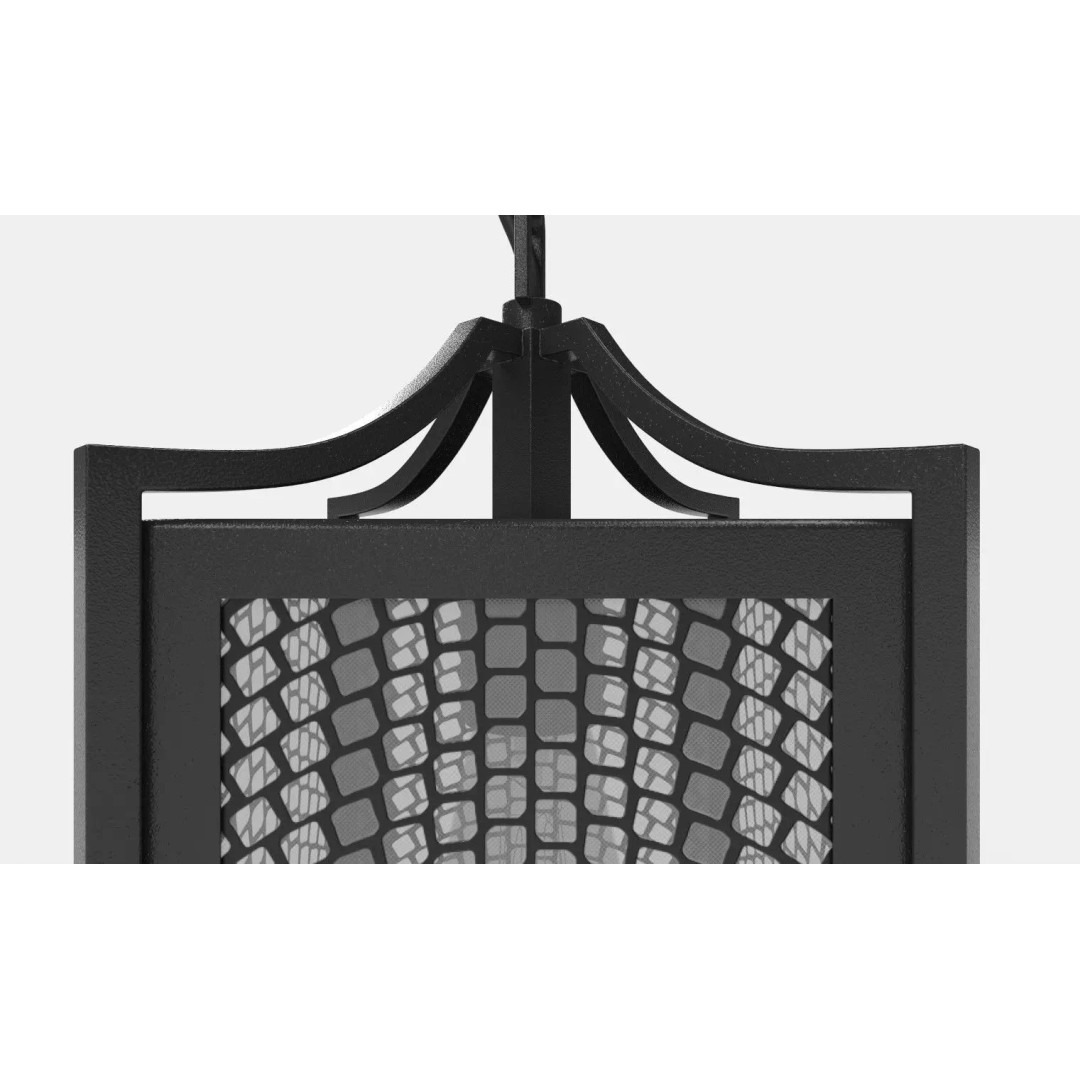 Contemporary Ceiling Pendant 3D Model – Modern Geometric Lamp, FBX, OBJ