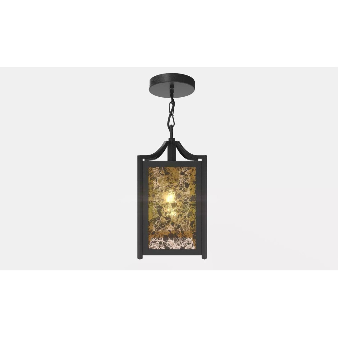 Contemporary Ceiling Pendant 3D Model – Modern Geometric Lamp, FBX, OBJ - View 6
