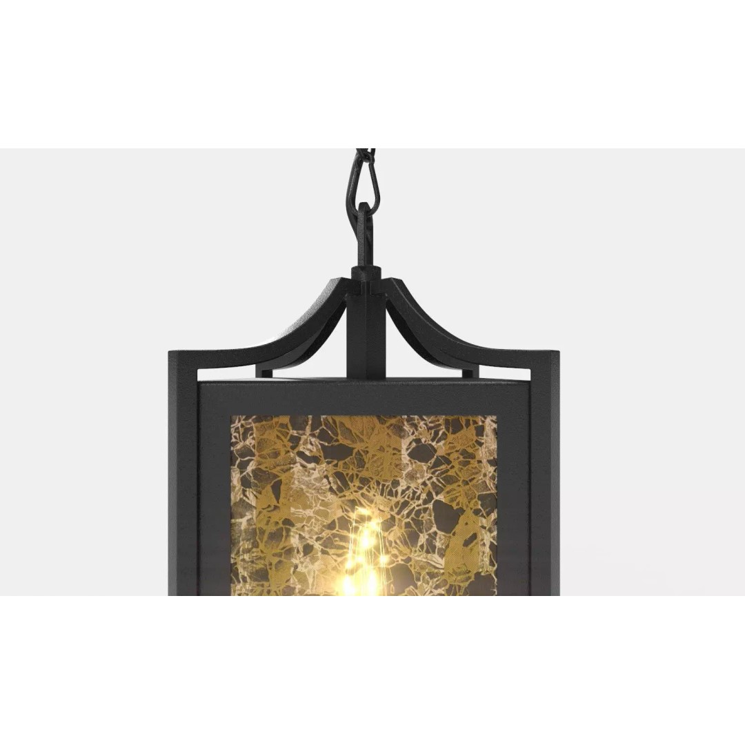 Contemporary Ceiling Pendant 3D Model – Modern Geometric Lamp, FBX, OBJ - View 8