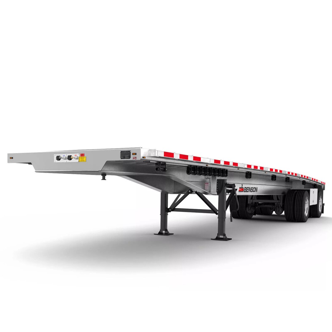 Kenworth T660 Flatbed 3D Model – High Poly Truck with Trailer, FBX, OBJ - View 19