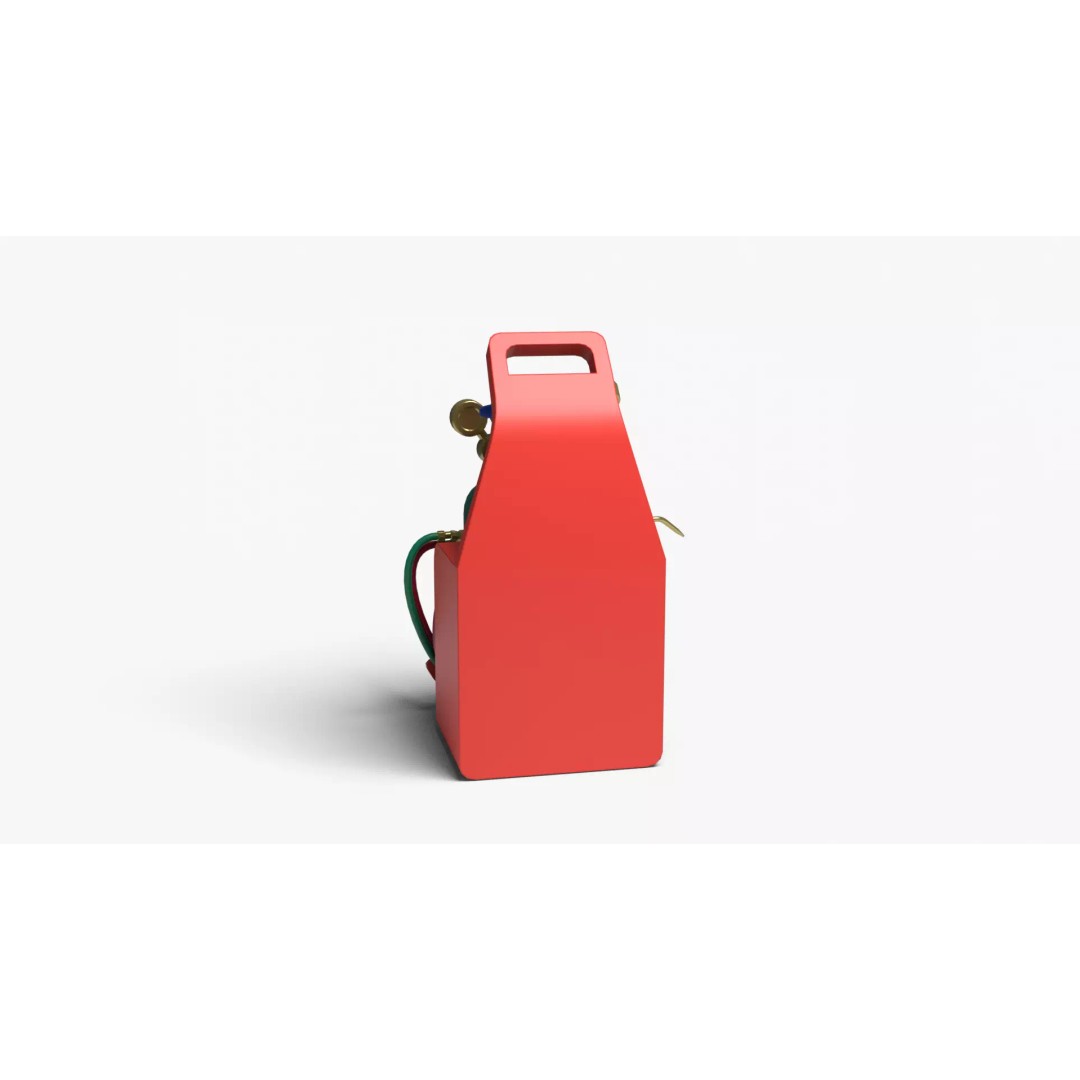 Oxyacetylene 3D Model – High Quality Industrial Tool, FBX, OBJ - View 10