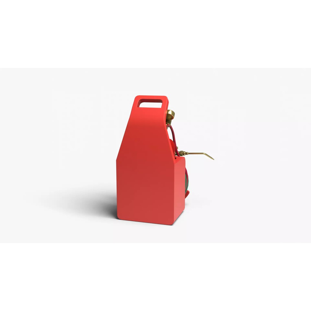 Oxyacetylene 3D Model – High Quality Industrial Tool, FBX, OBJ - View 11
