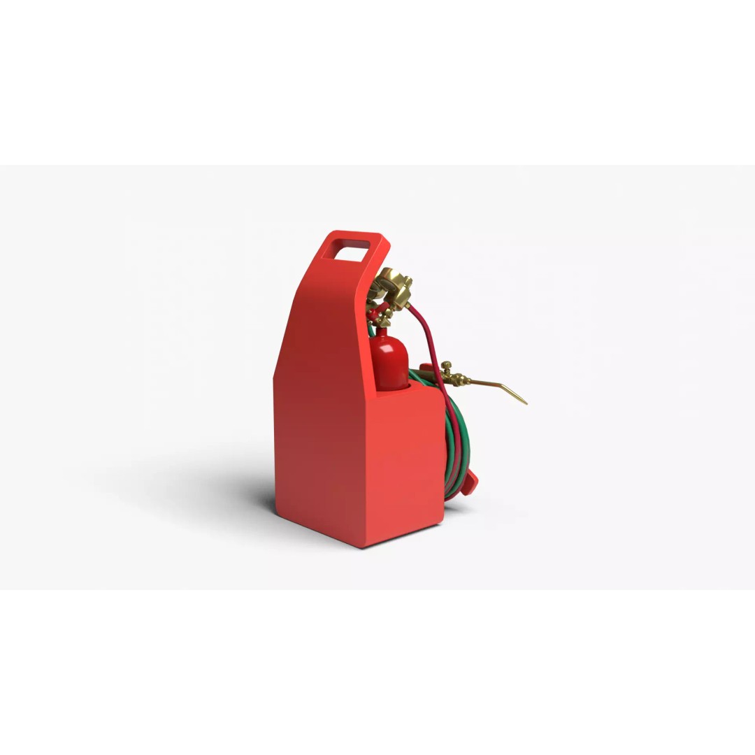 Oxyacetylene 3D Model – High Quality Industrial Tool, FBX, OBJ - View 12