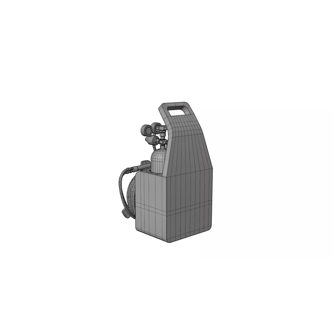 Oxyacetylene 3D Model – High Quality Industrial Tool, FBX, OBJ - View 18